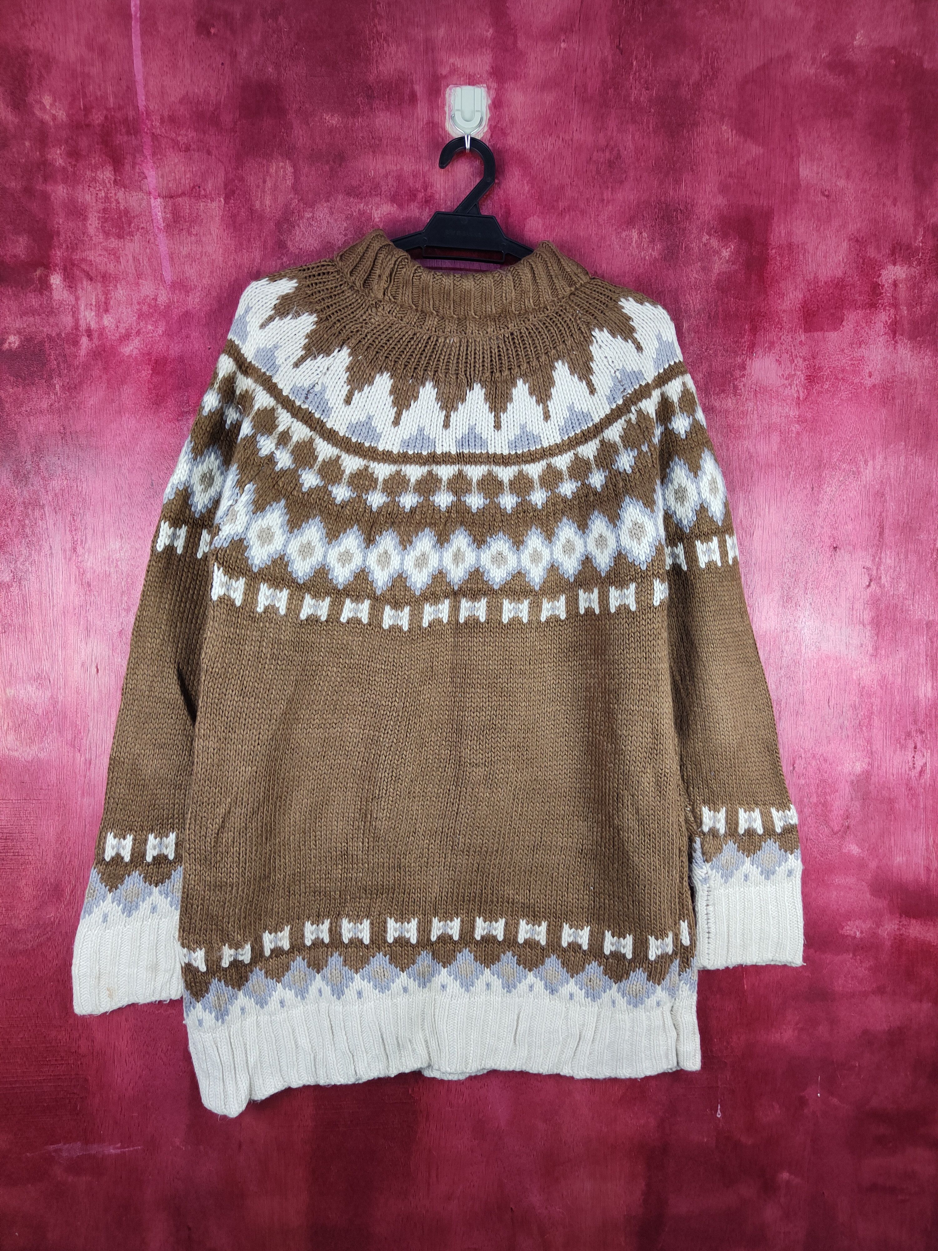 Homespun Knitwear niko and ... Brown Knitwear Sweater #198B Size L / US 10 / IT 46 - 7 Thumbnail