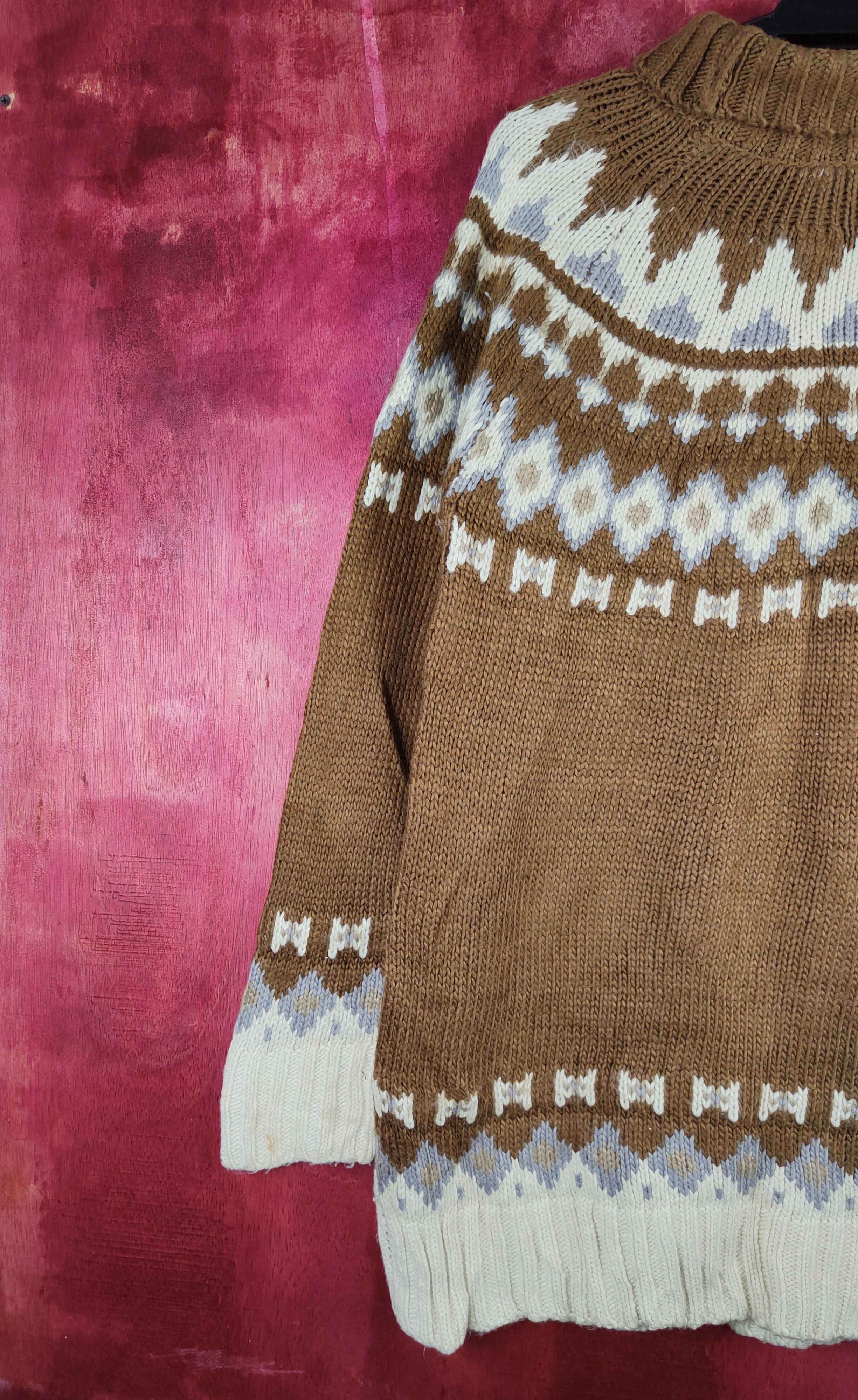 Homespun Knitwear niko and ... Brown Knitwear Sweater #198B Size L / US 10 / IT 46 - 8 Thumbnail