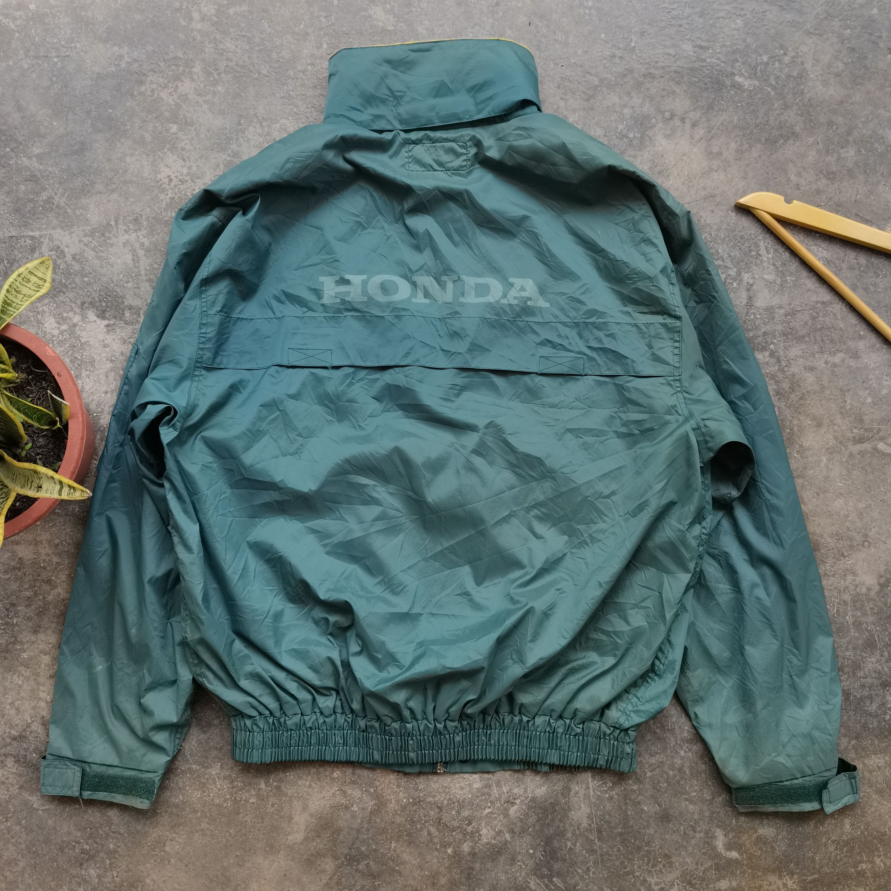 Honda × Vintage Vintage 90s CANADIAN CREEK X HONDA Windbreaker Jacket Size US L / EU 52-54 / 3 - 5 Thumbnail