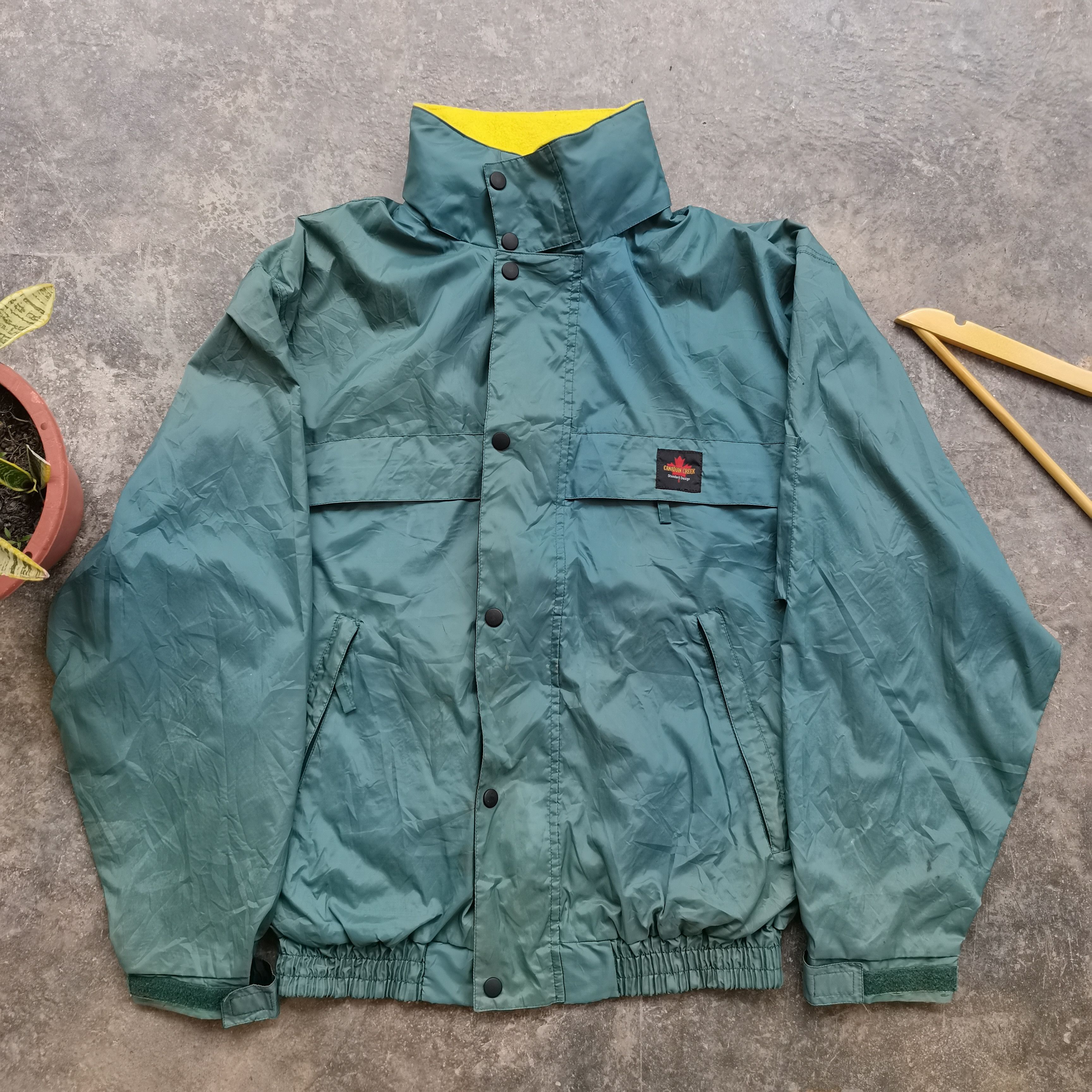 Honda × Vintage Vintage 90s CANADIAN CREEK X HONDA Windbreaker Jacket Size US L / EU 52-54 / 3 - 1 Thumbnail