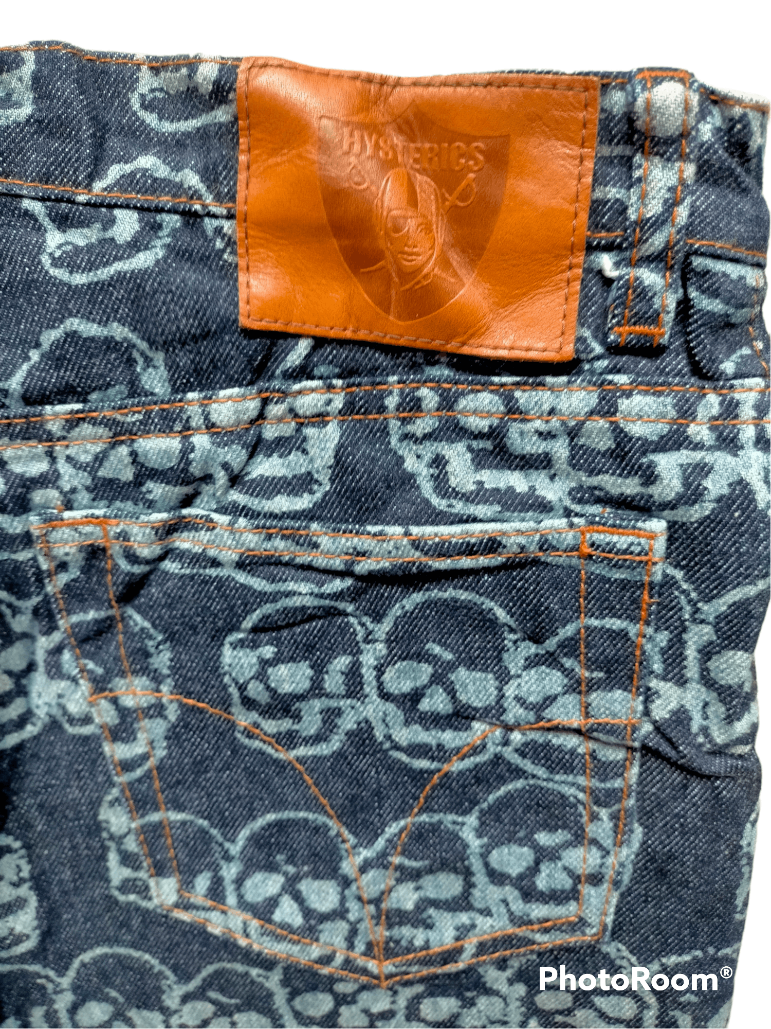 Hysteric Glamour Vintage Hysteric Glamour Skull Head Over Printed Jeans Size US 30 / EU 46 - 5 Thumbnail