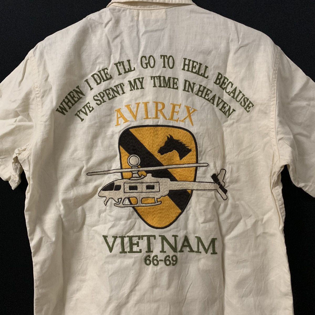 Avirex × Vintage 💥RARE!! Vintage Avirex Model A-75 Vietnam War 66-69 Shirt Size US M / EU 48-50 / 2 - 7 Thumbnail