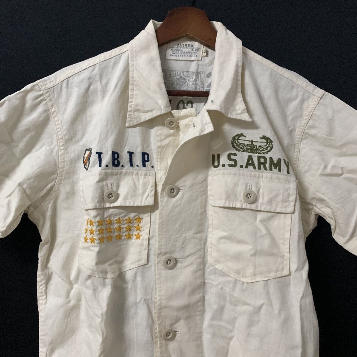 Avirex × Vintage 💥RARE!! Vintage Avirex Model A-75 Vietnam War 66-69 Shirt Size US M / EU 48-50 / 2 - 3 Thumbnail