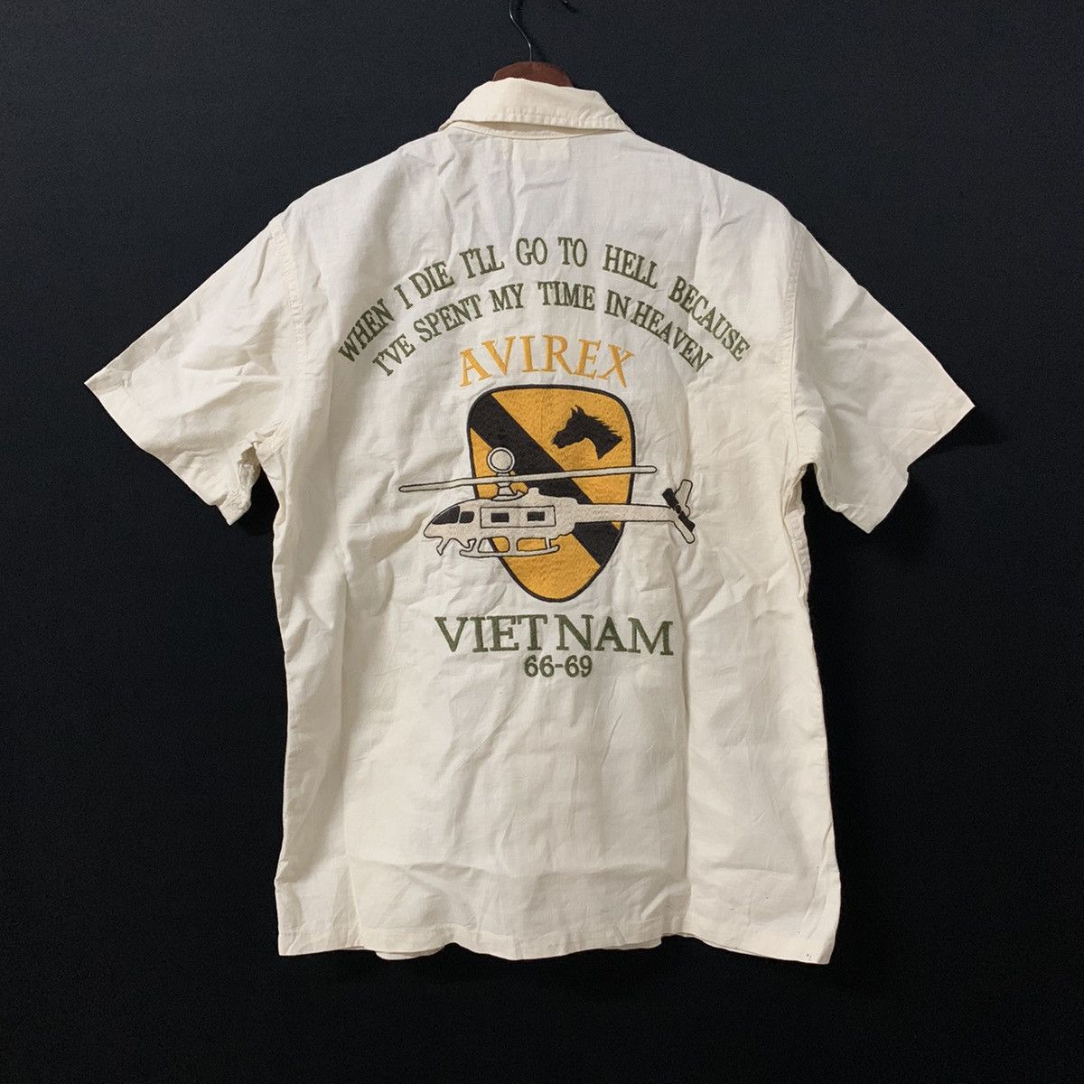 Avirex × Vintage 💥RARE!! Vintage Avirex Model A-75 Vietnam War 66-69 Shirt Size US M / EU 48-50 / 2 - 1 Thumbnail