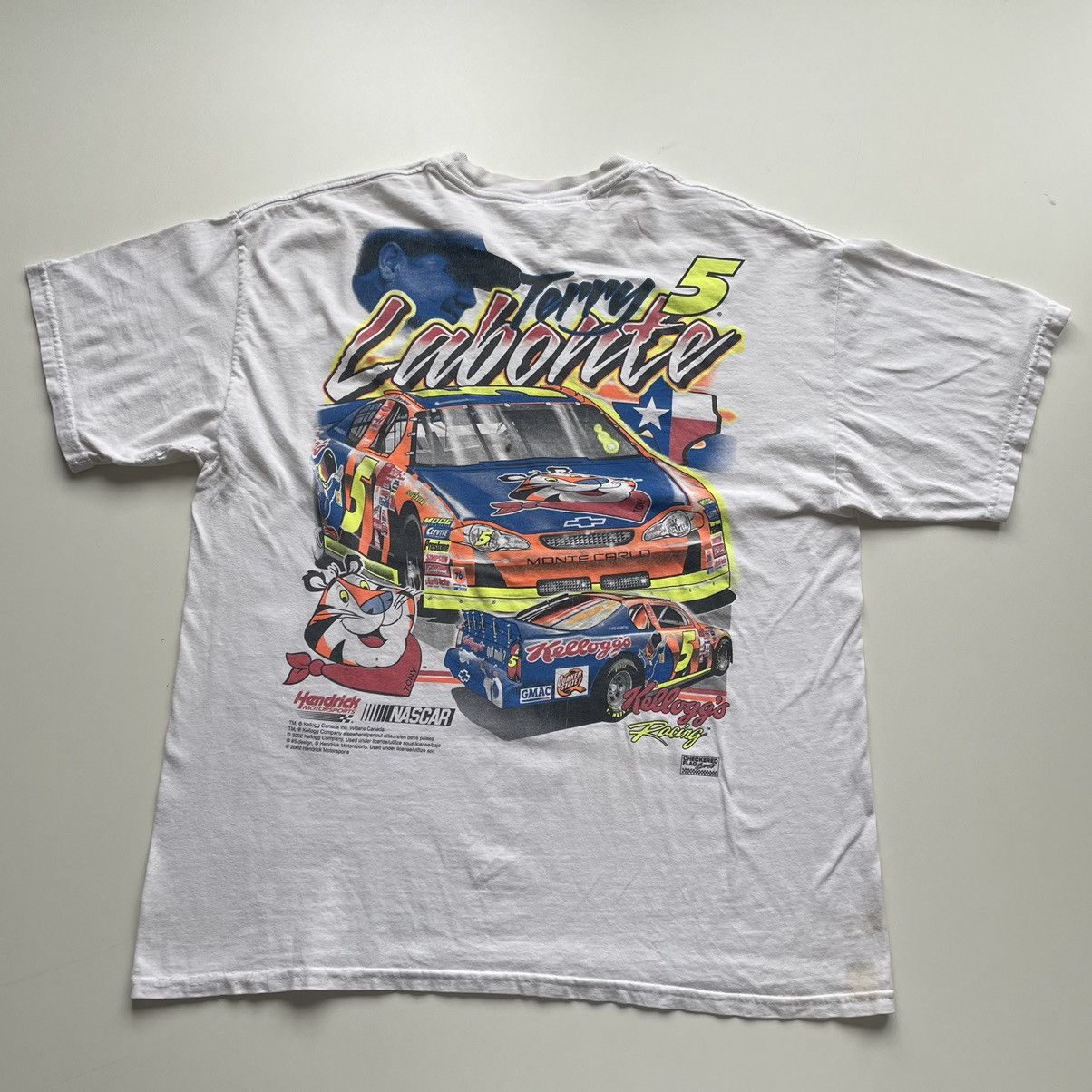 NASCAR × Vintage Vintage 90s Y2K Nascar Kellogg Tony the Tiger graphic shirt Size US XL / EU 56 / 4 - 1 Thumbnail