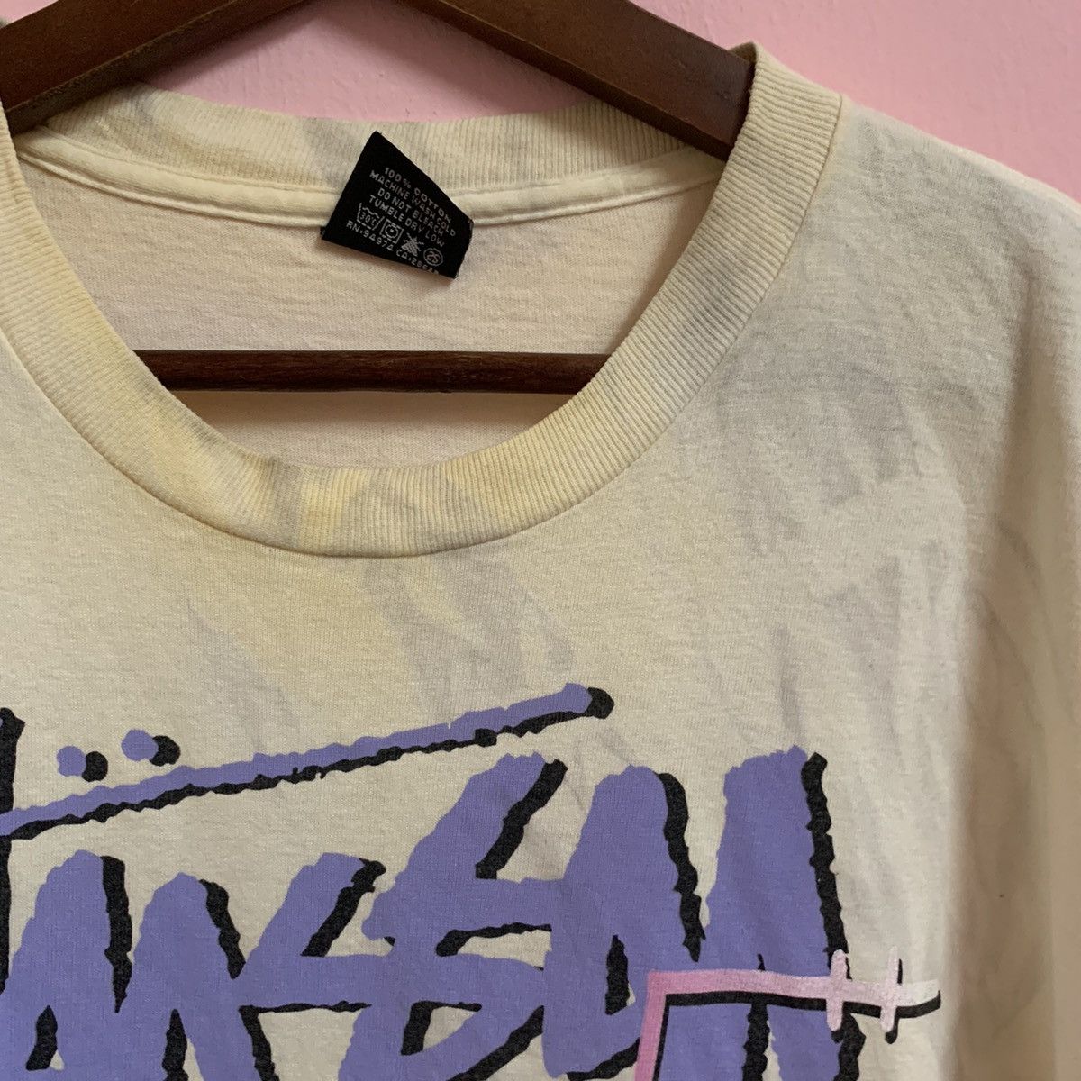 Stussy × Vintage 🍁 SEND OFFERS 🍁 Vintage Stussy All Over Printed Tee Tshirt Size US L / EU 52-54 / 3 - 4 Thumbnail