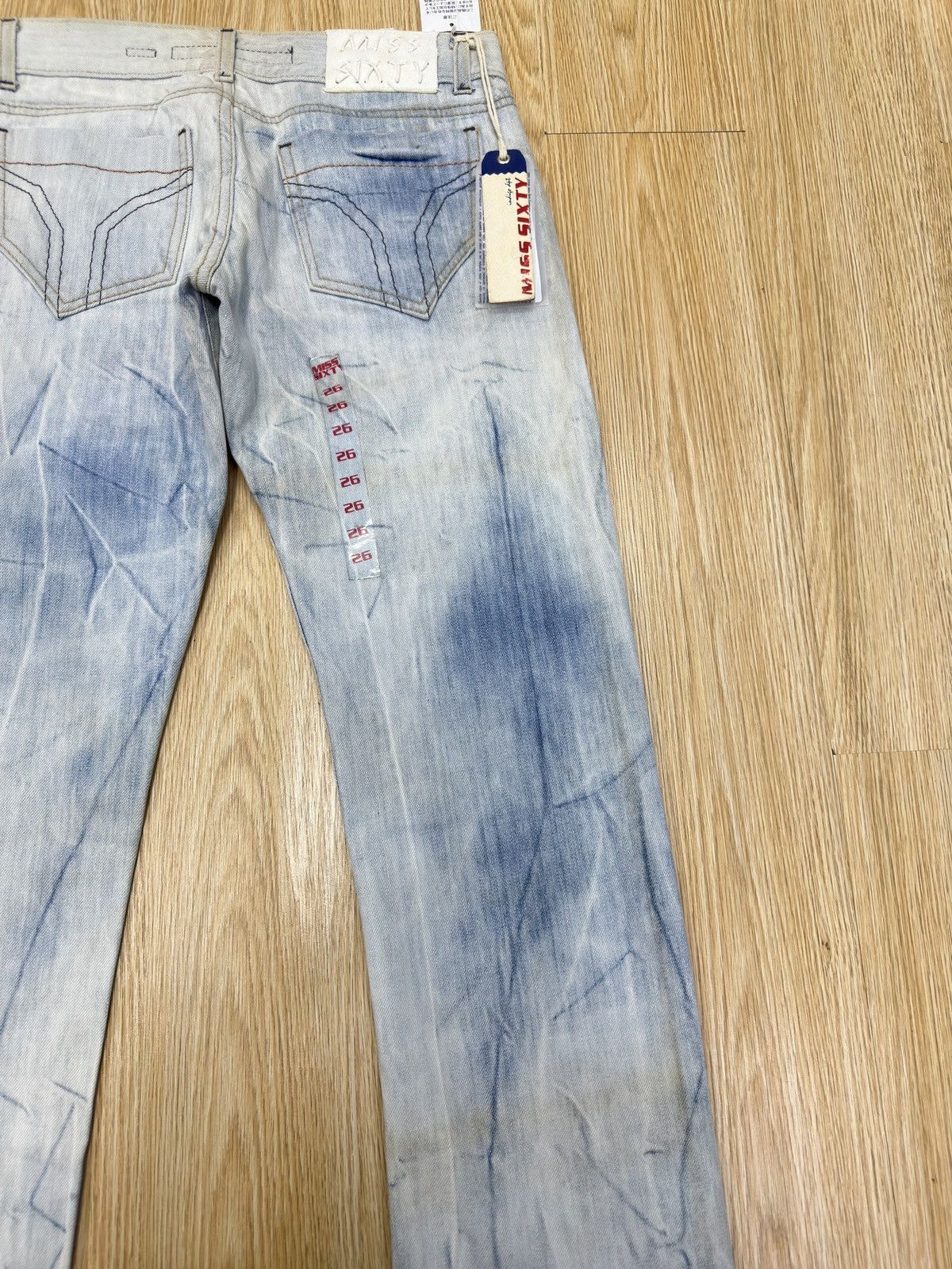 If Six Was Nine × Miss Sixty New Miss Sixty Shana Trouser Regular Denim JJ110 Size 29" - 16 Thumbnail