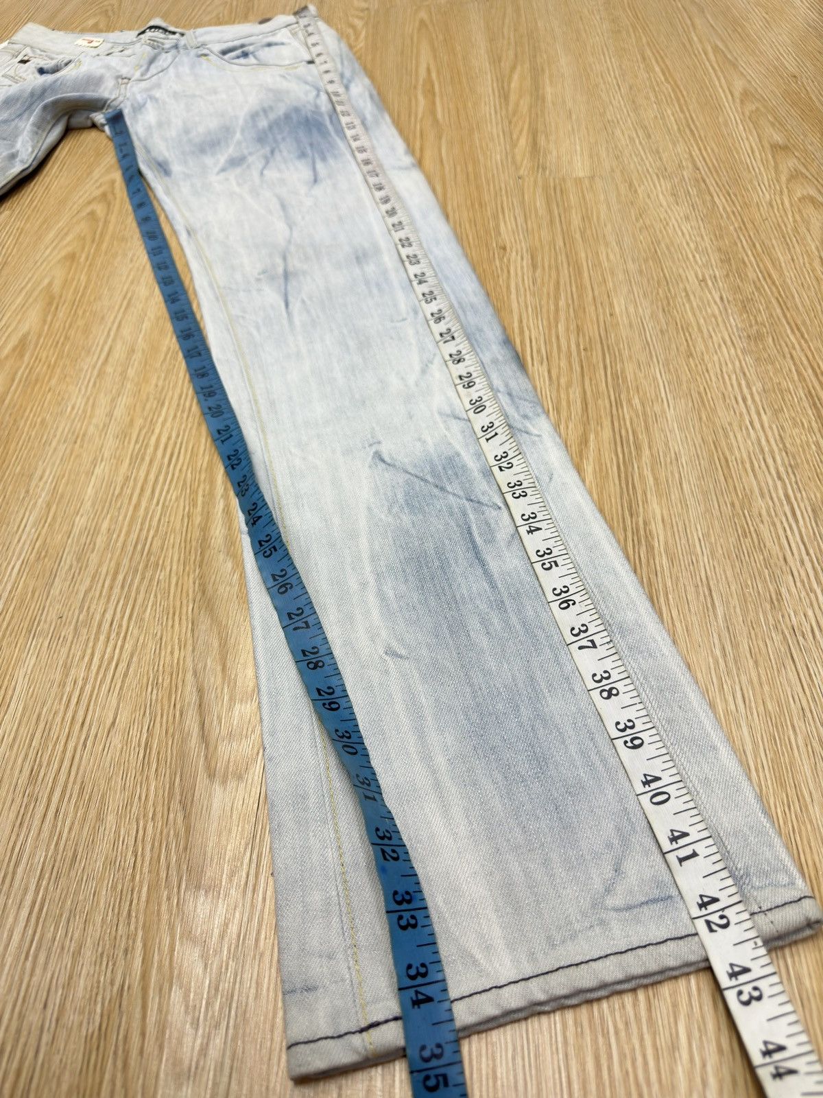 If Six Was Nine × Miss Sixty New Miss Sixty Shana Trouser Regular Denim JJ110 Size 29" - 4 Thumbnail