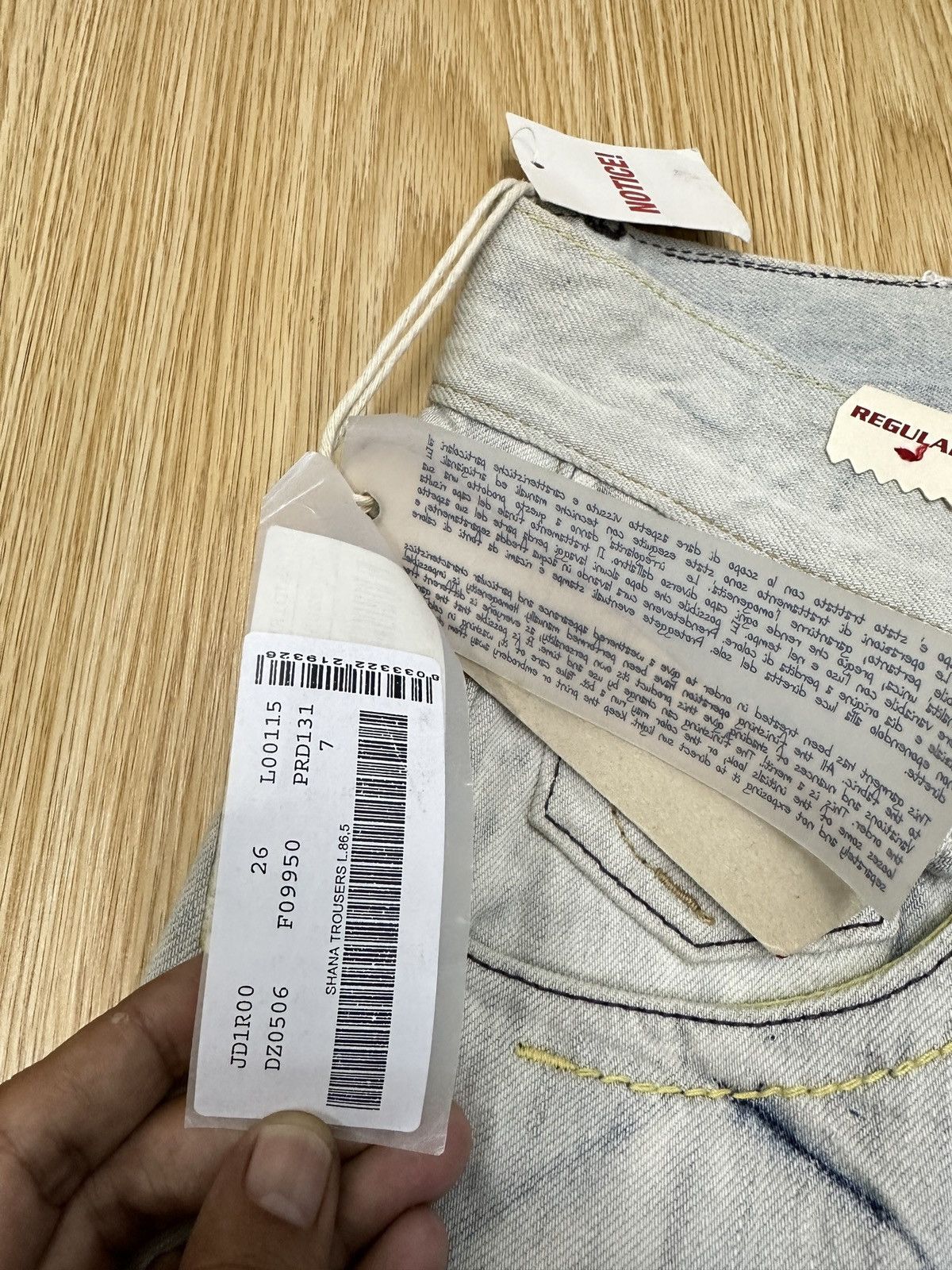 If Six Was Nine × Miss Sixty New Miss Sixty Shana Trouser Regular Denim JJ110 Size 29" - 10 Thumbnail