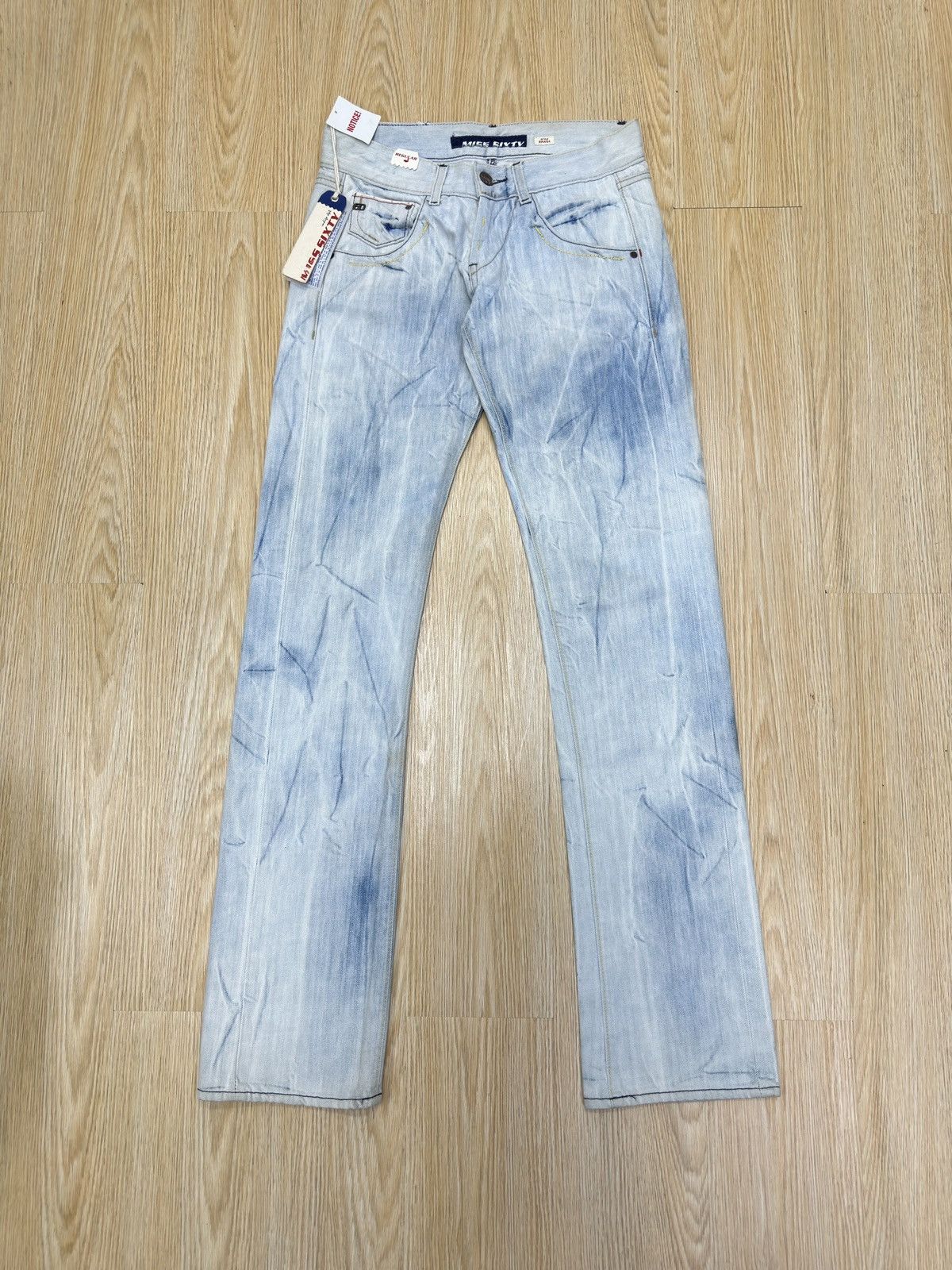 If Six Was Nine × Miss Sixty New Miss Sixty Shana Trouser Regular Denim JJ110 Size 29" - 1 Thumbnail