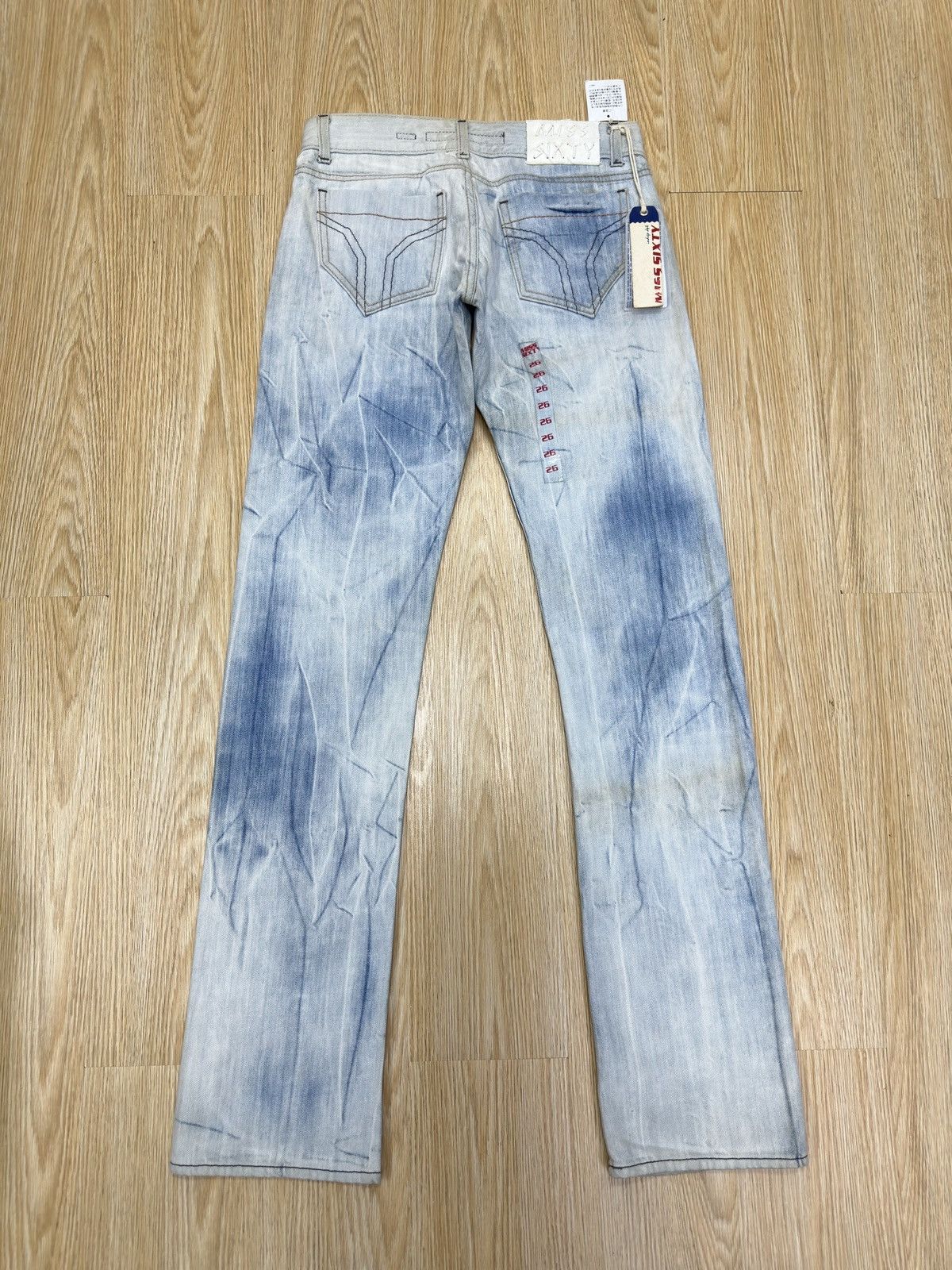 If Six Was Nine × Miss Sixty New Miss Sixty Shana Trouser Regular Denim JJ110 Size 29" - 2 Thumbnail