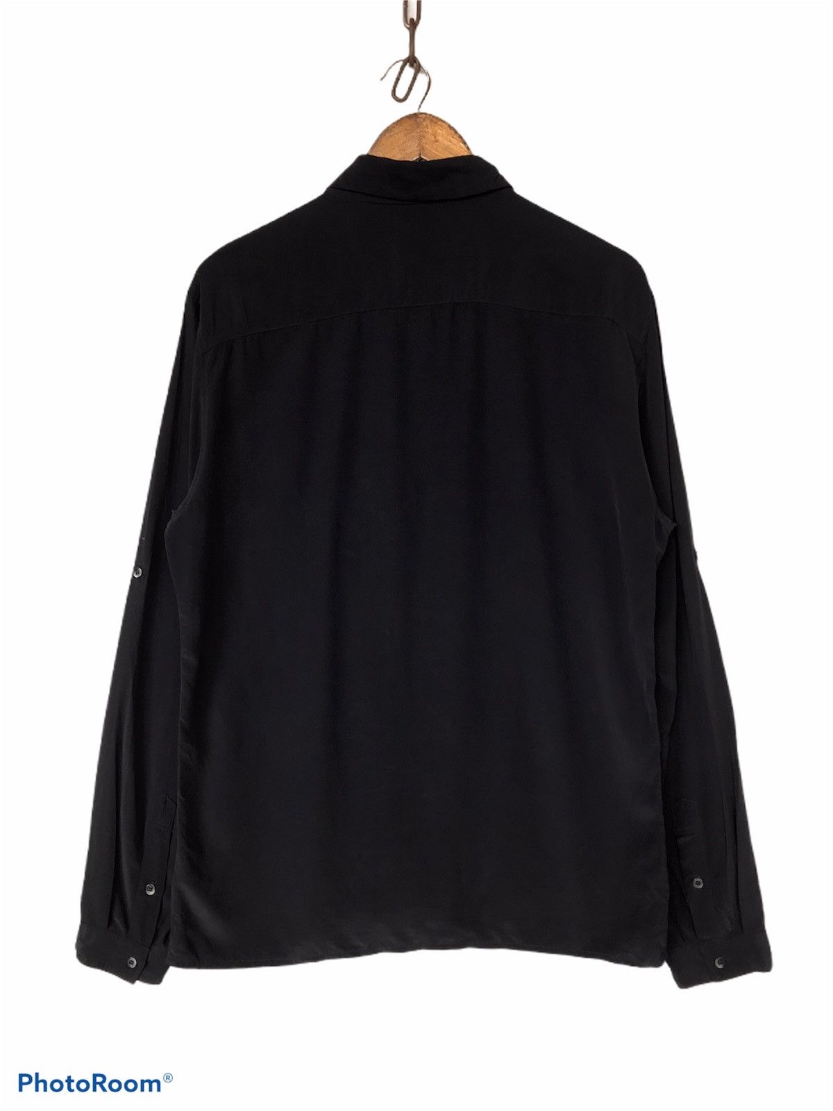Yohji Yamamoto 💥Vintage Rayon Comme Ca Du Mode Zipper Shirt Size US L / EU 52-54 / 3 - 3 Thumbnail