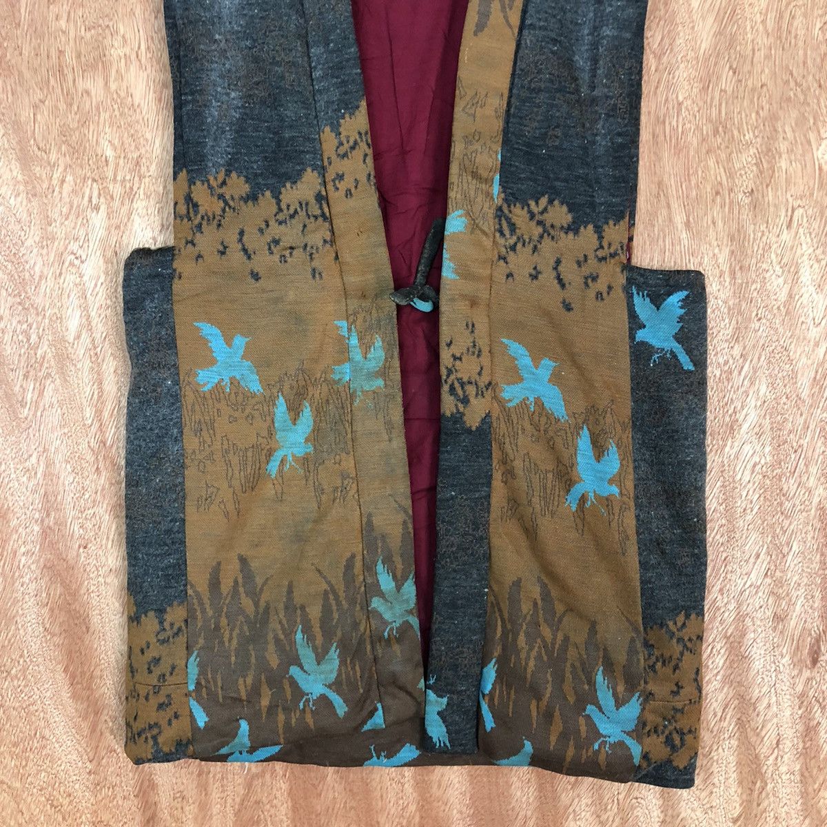 Japanese Brand DL Japan art Multicolor Vests sleeveless cardigan #H146 Size US S / EU 44-46 / 1 - 6 Thumbnail