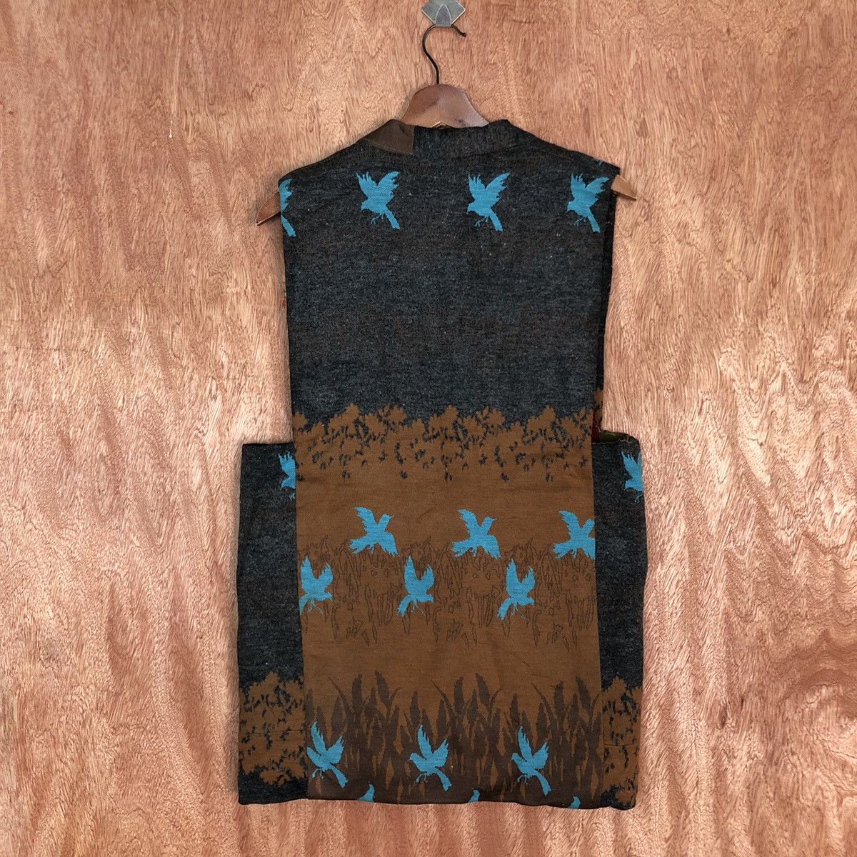 Japanese Brand DL Japan art Multicolor Vests sleeveless cardigan #H146 Size US S / EU 44-46 / 1 - 7 Thumbnail