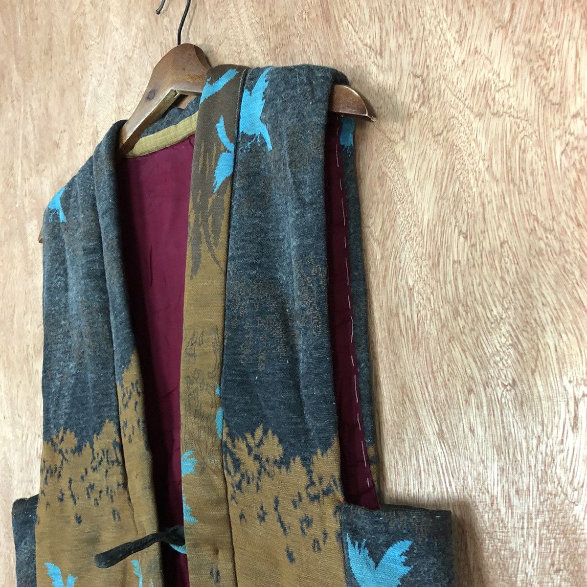 Japanese Brand DL Japan art Multicolor Vests sleeveless cardigan #H146 Size US S / EU 44-46 / 1 - 4 Thumbnail