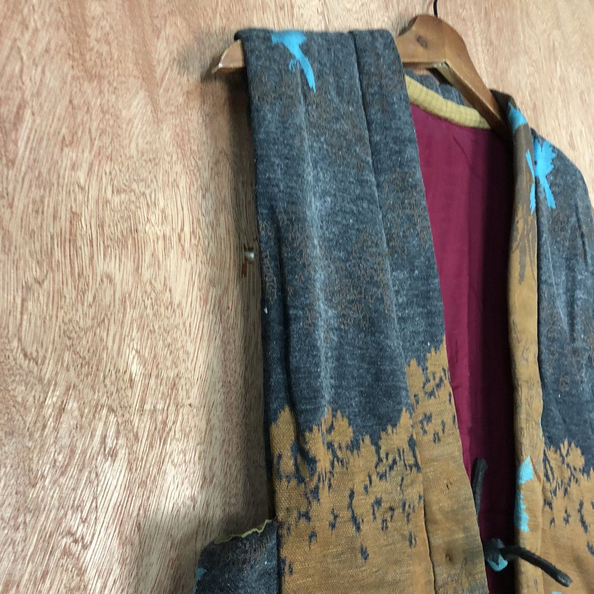 Japanese Brand DL Japan art Multicolor Vests sleeveless cardigan #H146 Size US S / EU 44-46 / 1 - 5 Thumbnail
