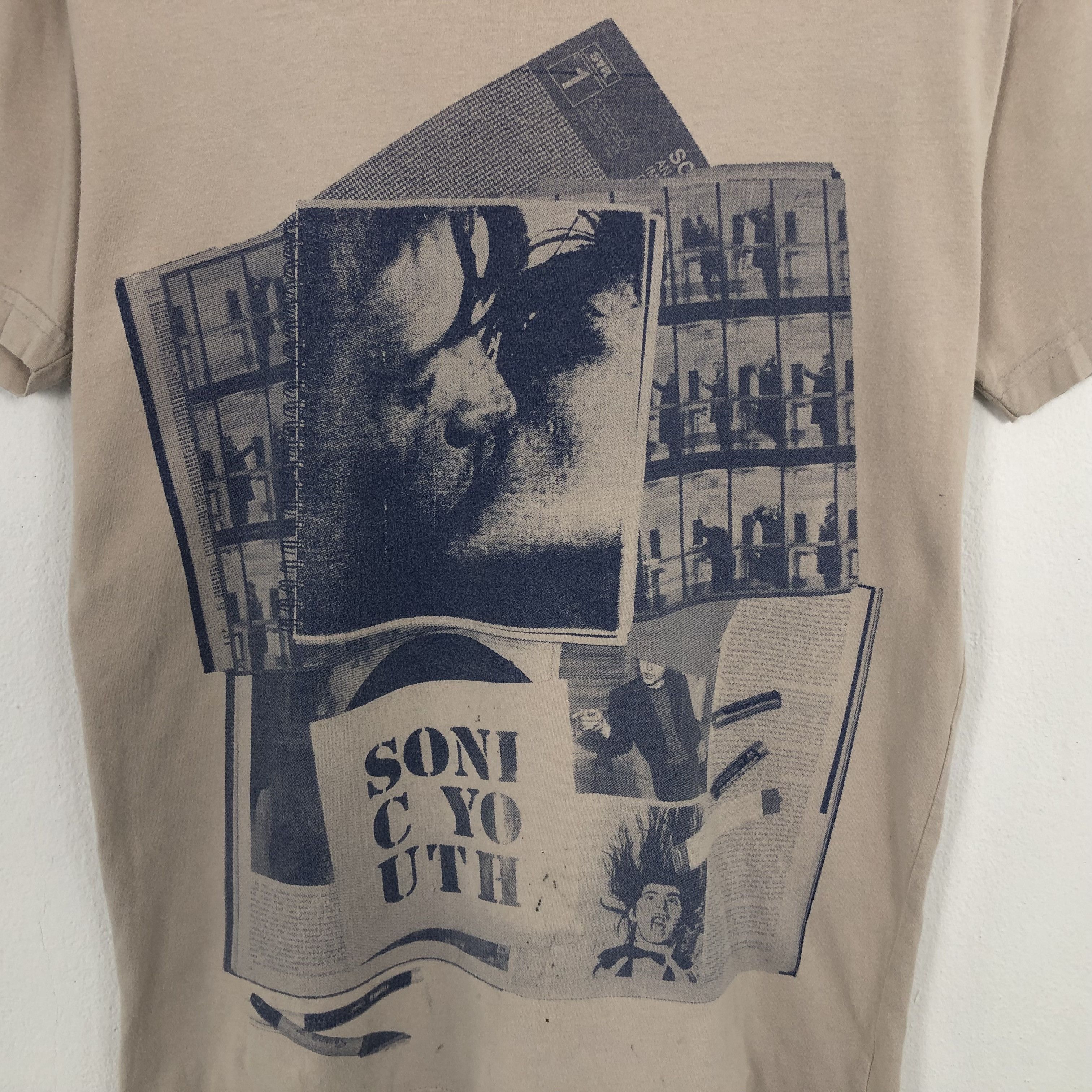 Band Tees × Vintage Vintage Sonic Youth Band Rock Design Tshirt Size US S / EU 44-46 / 1 - 2 Thumbnail