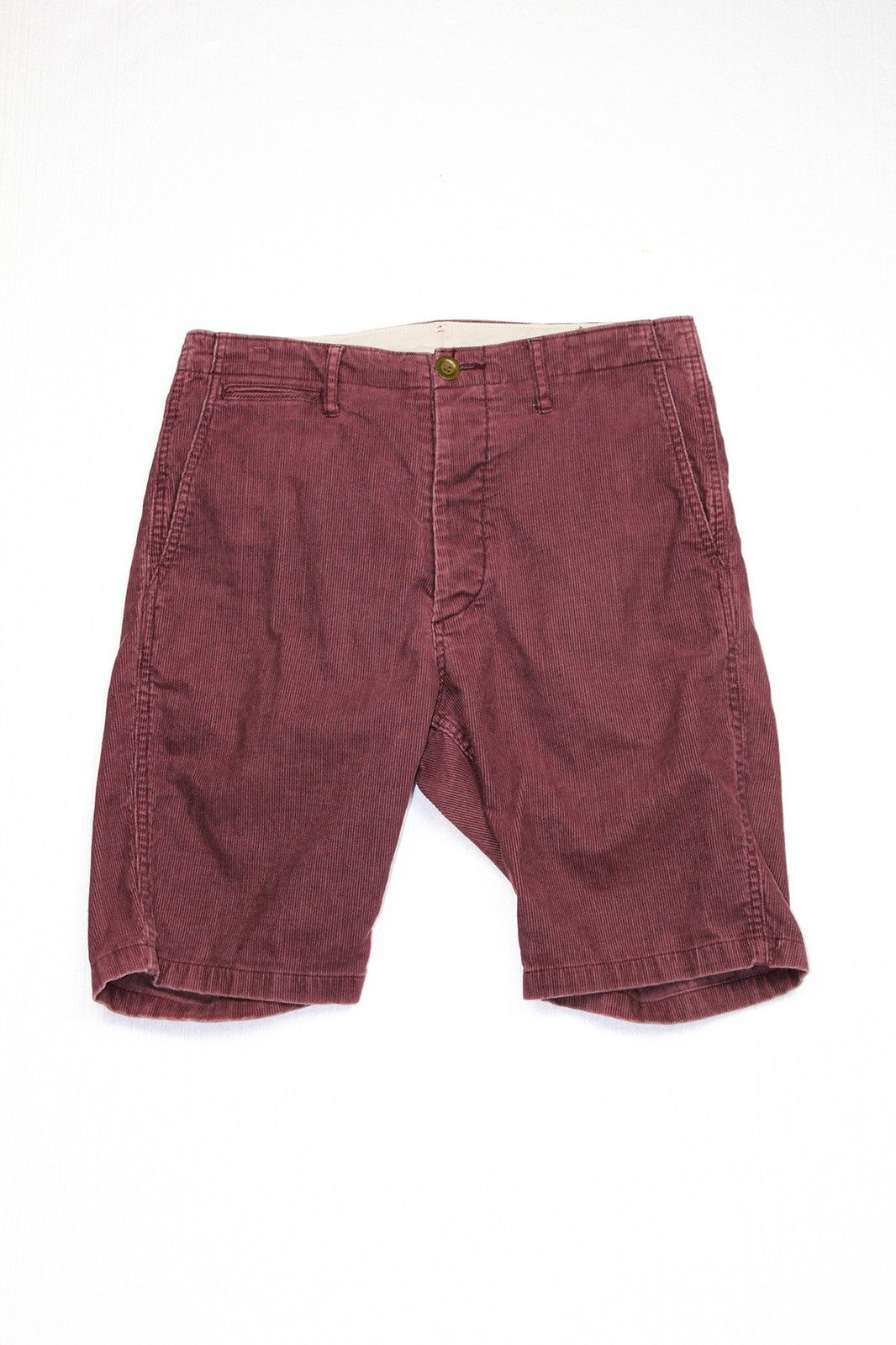 image of Visvim Corduroy Shorts in Red, Men's (Size 30)