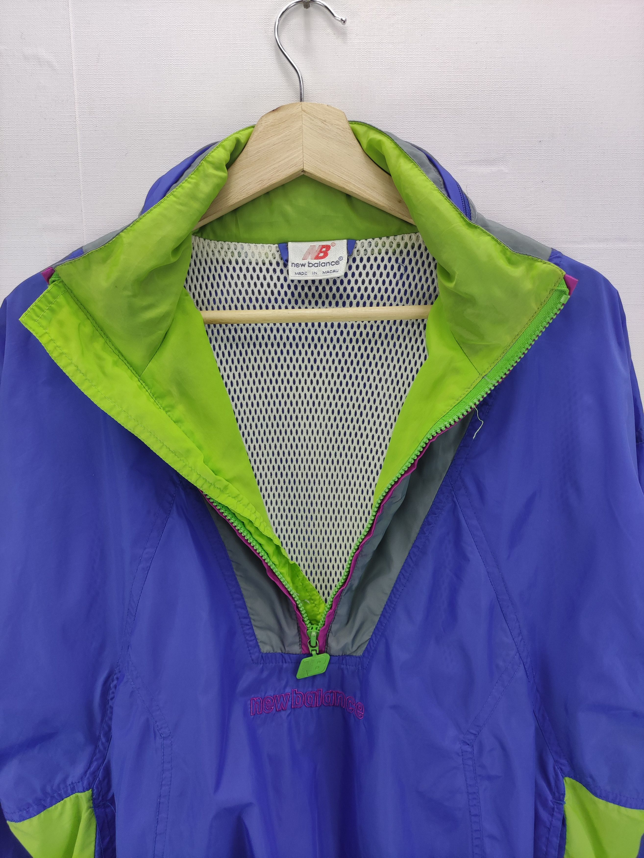 New Balance Vintage New Balance Winbreaker Half Zipper Jacket Size US XL / EU 56 / 4 - 6 Thumbnail
