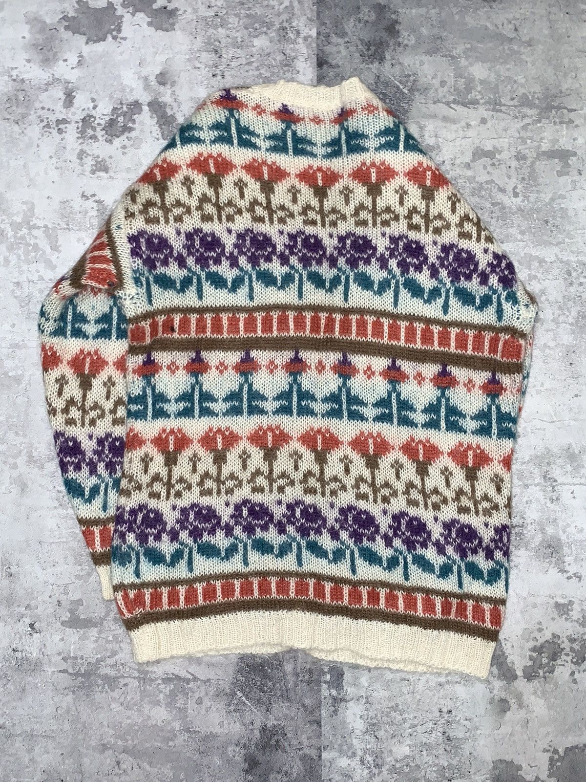 Japanese Brand RARE vintage mohair blend cardigan sweater Size US M / EU 48-50 / 2 - 3 Thumbnail