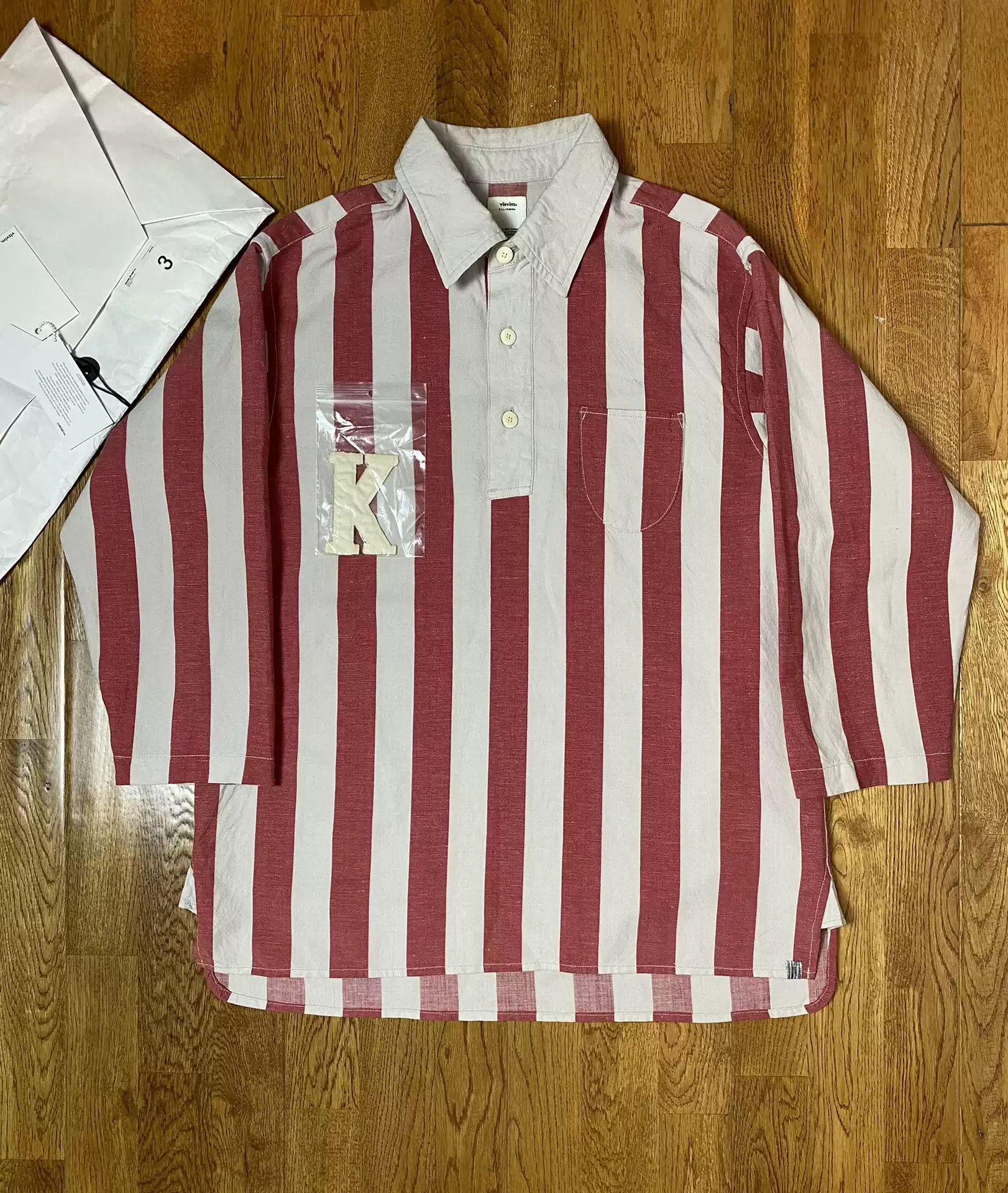image of Visvim 20Aw Dead-Ball Era Shirt P.o in White, Men's (Size Large)