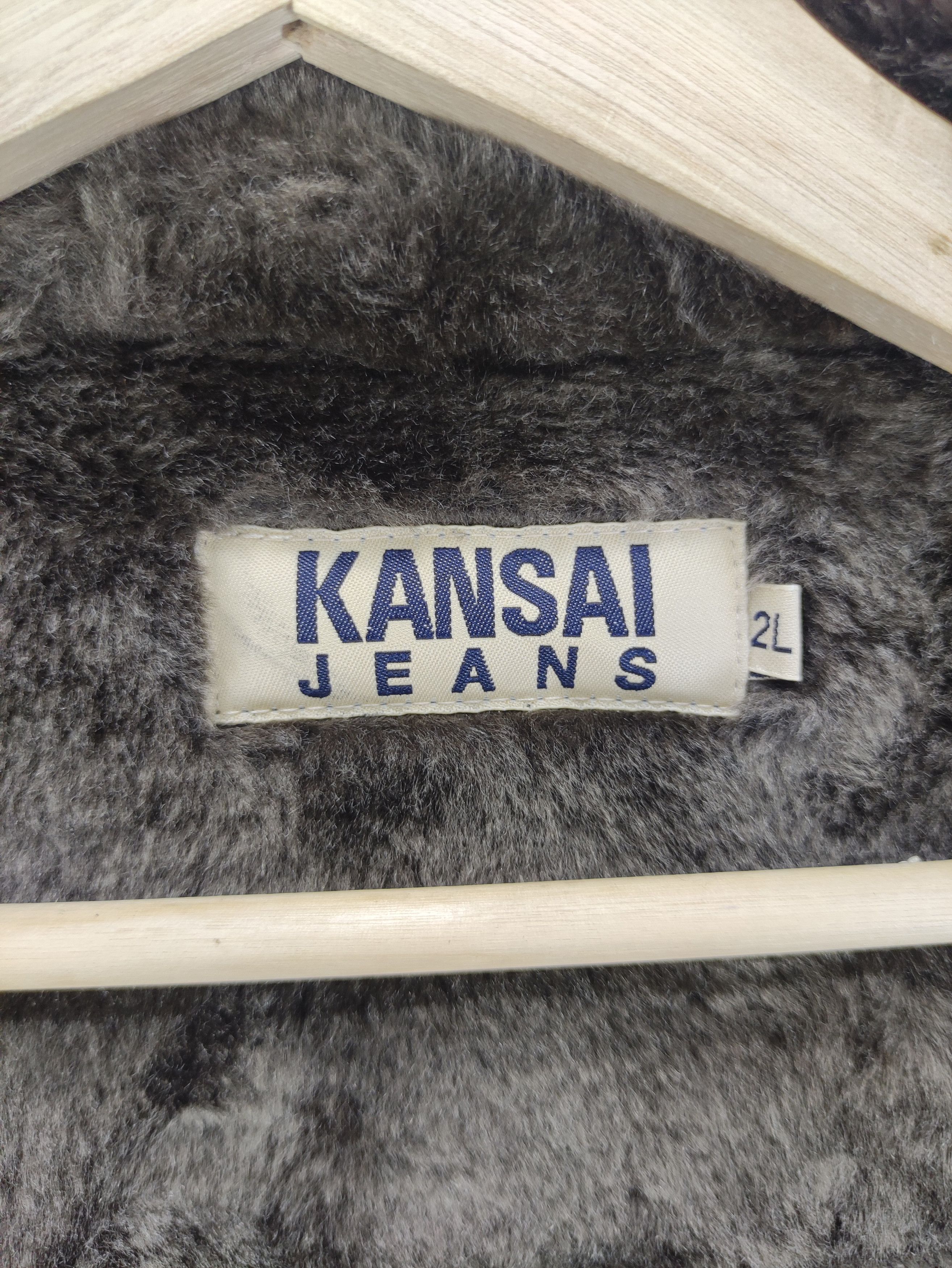 Kansai Yamamoto Vintage kansai Jeans Moleskin Jacket Zipper Size US L / EU 52-54 / 3 - 2 Thumbnail