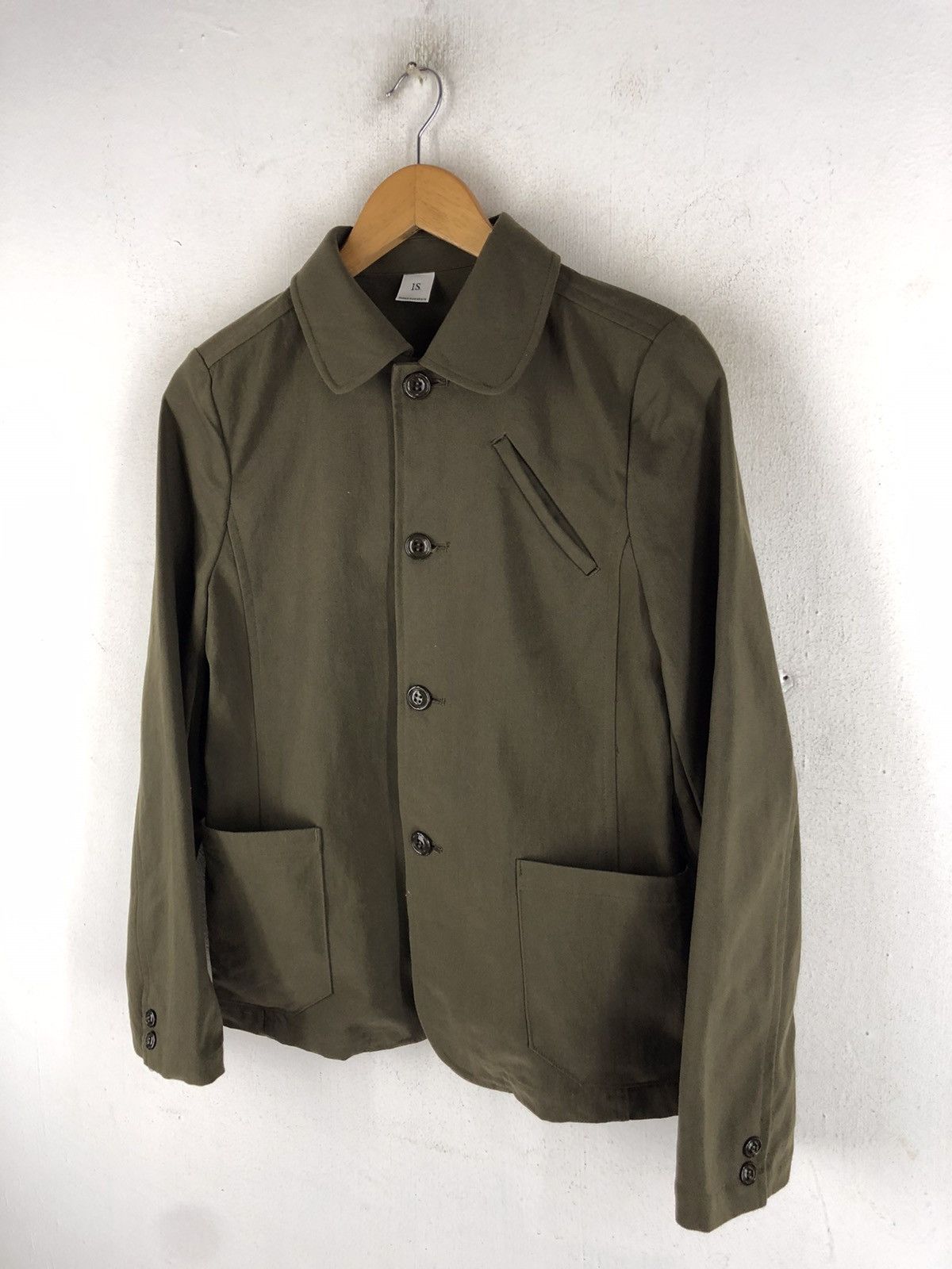Issey Miyake 🔥IS SUNOA KUWAHARA DESIGNER BY ISSEY MIYAKE MILITARY JACKE Size US S / EU 44-46 / 1 - 4 Thumbnail