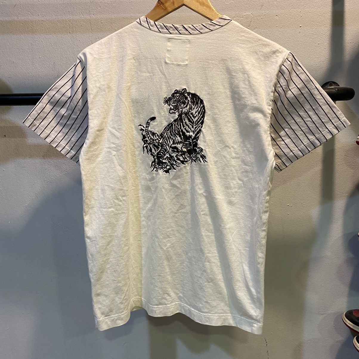 PPFM X Sukajan Tigers Embroidered Shirts Button Ups