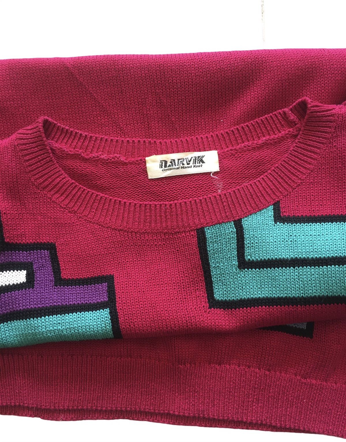 Japanese Brand × Other Geometric Patterned Short Sleeve Knitwear Size US M / EU 48-50 / 2 - 5 Thumbnail