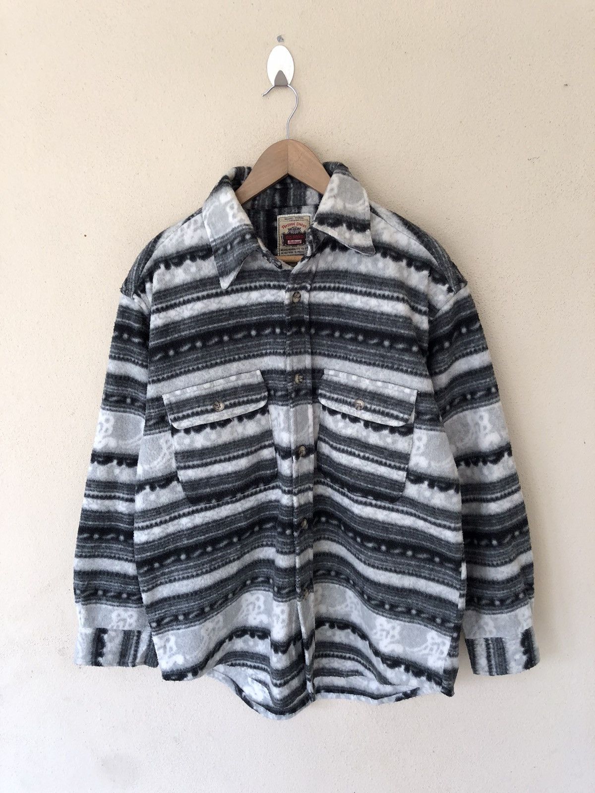 Flannel × Japanese Brand 🔥GO FORD PERSONAL STATUS NAVAJO FLANNEL JACKET Size US L / EU 52-54 / 3 - 2 Thumbnail