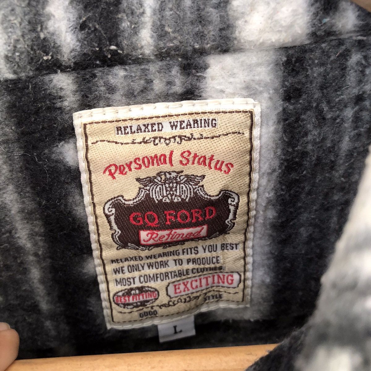 Flannel × Japanese Brand 🔥GO FORD PERSONAL STATUS NAVAJO FLANNEL JACKET Size US L / EU 52-54 / 3 - 6 Thumbnail