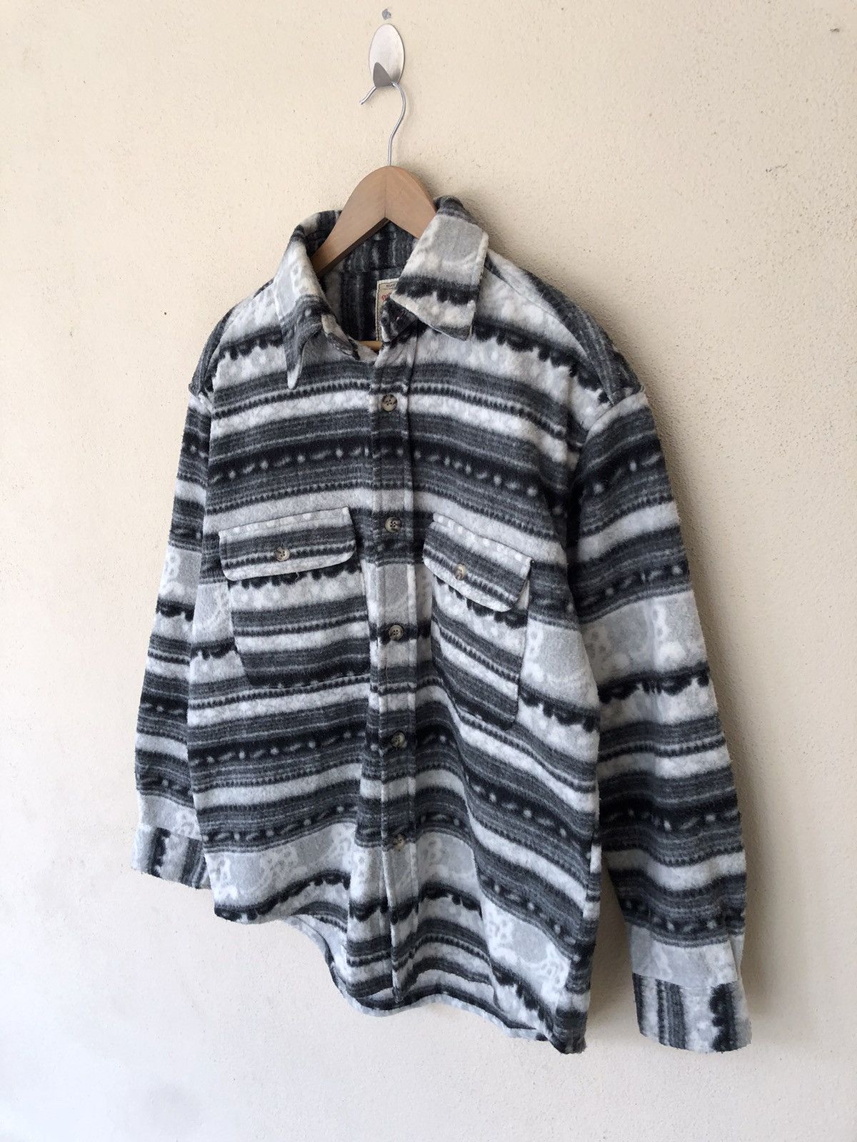 Flannel × Japanese Brand 🔥GO FORD PERSONAL STATUS NAVAJO FLANNEL JACKET Size US L / EU 52-54 / 3 - 3 Thumbnail