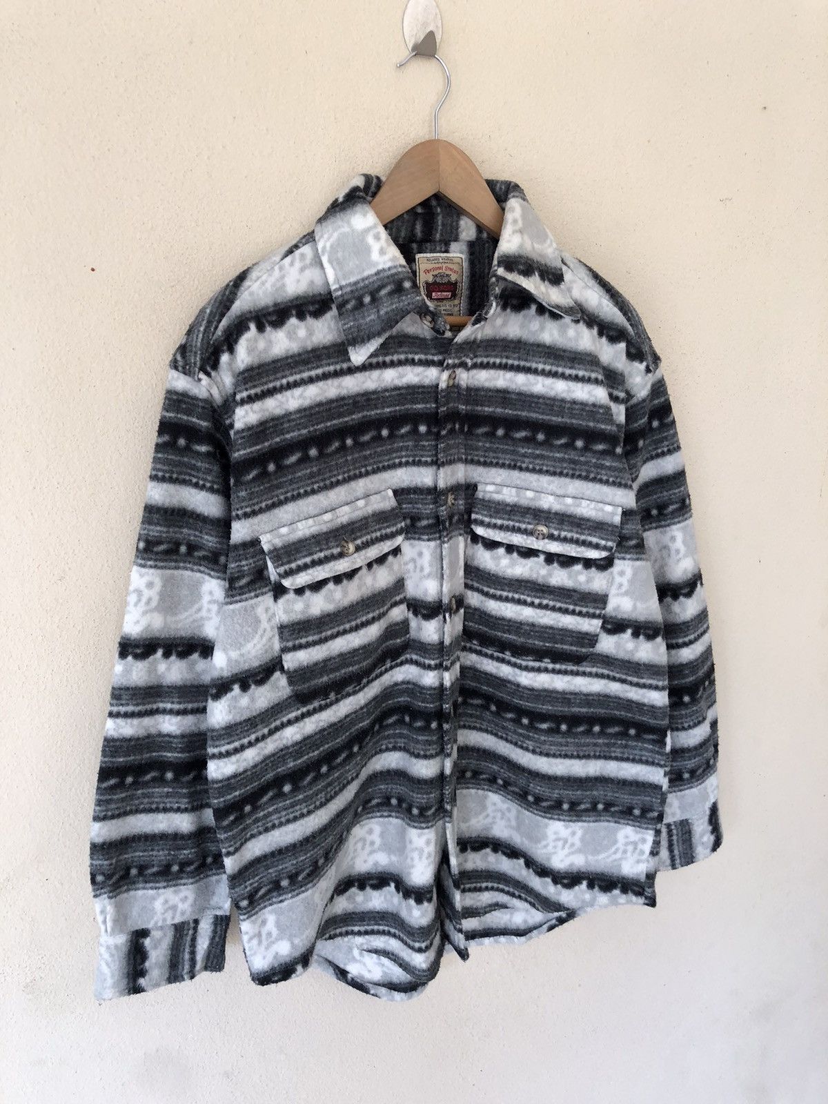 Flannel × Japanese Brand 🔥GO FORD PERSONAL STATUS NAVAJO FLANNEL JACKET Size US L / EU 52-54 / 3 - 4 Thumbnail