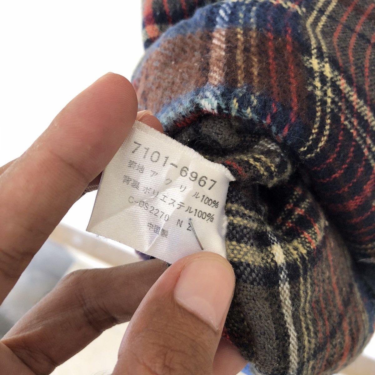 Flannel 🔥VINTAGE BOB-COX PATCHWORK FLANNEL JACKET Size US L / EU 52-54 / 3 - 10 Thumbnail