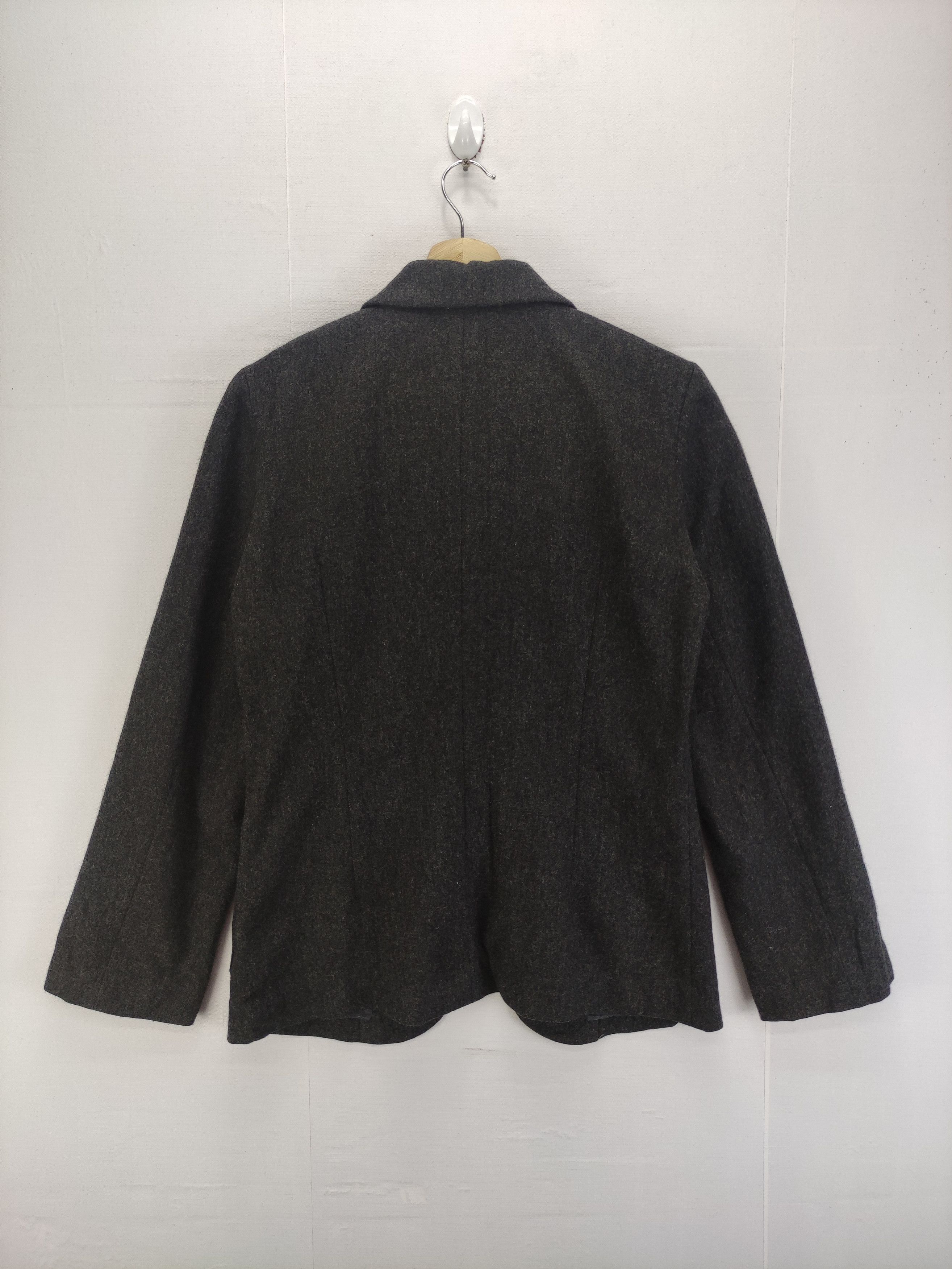Japanese Brand Vintage I.S. Sunao Kuwahara Wool Coat Jacket Size S / US 4 / IT 40 - 6 Thumbnail