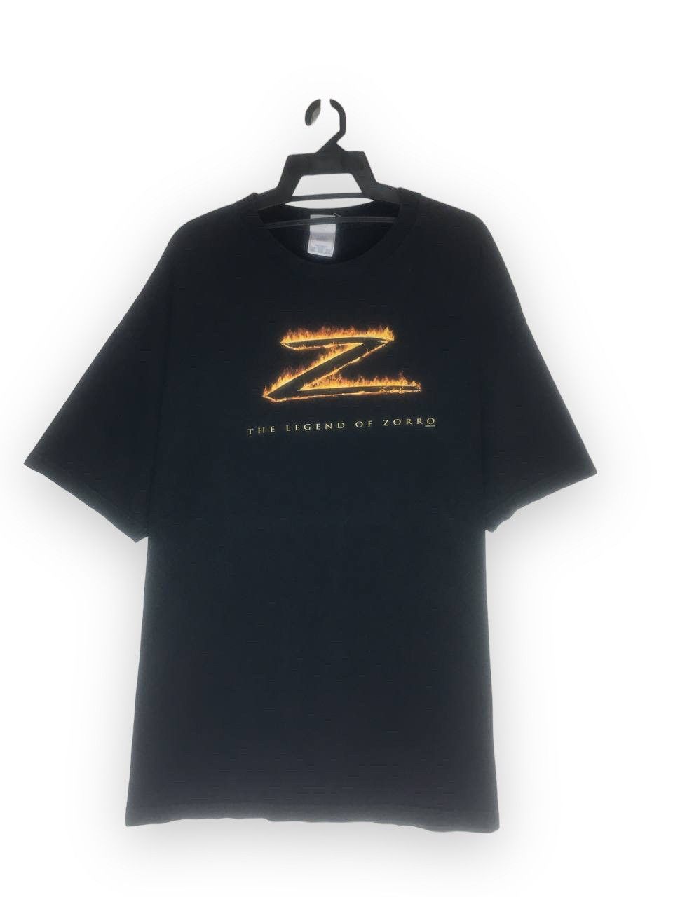 2005 zorro top movie shirt size xl