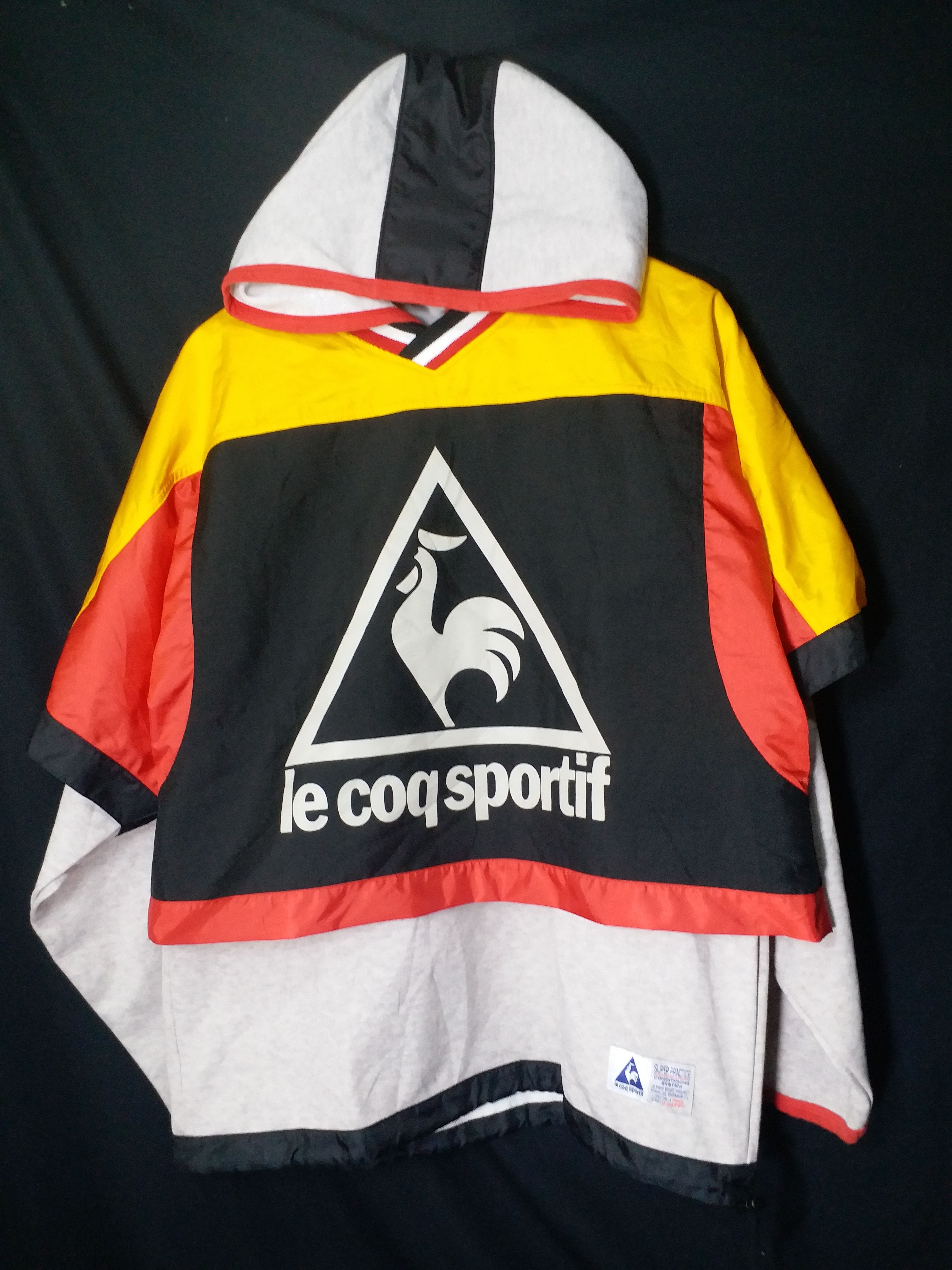 Le Coq Sportif ❌OFFER TODAY🚀💥France Le Coq Sportif Color Block Hoodie Size US L / EU 52-54 / 3 - 1 Thumbnail