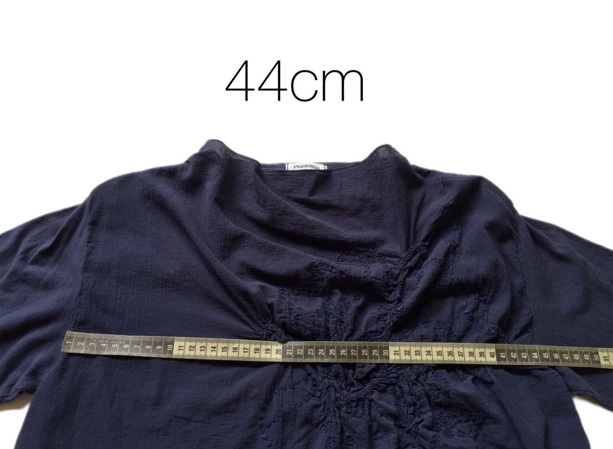 Issey Miyake SS1995 IsseyMiyake Plantation Wrinkle DoubleLayerBlouse Size M / US 6-8 / IT 42-44 - 10 Thumbnail
