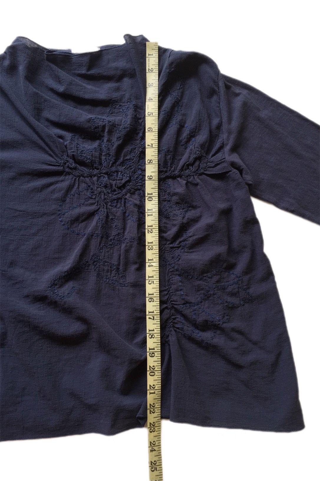 Issey Miyake SS1995 IsseyMiyake Plantation Wrinkle DoubleLayerBlouse Size M / US 6-8 / IT 42-44 - 12 Thumbnail