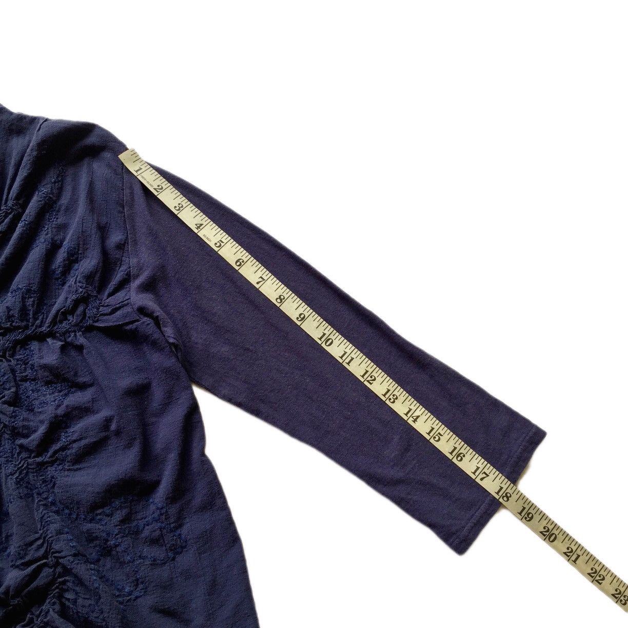 Issey Miyake SS1995 IsseyMiyake Plantation Wrinkle DoubleLayerBlouse Size M / US 6-8 / IT 42-44 - 14 Thumbnail