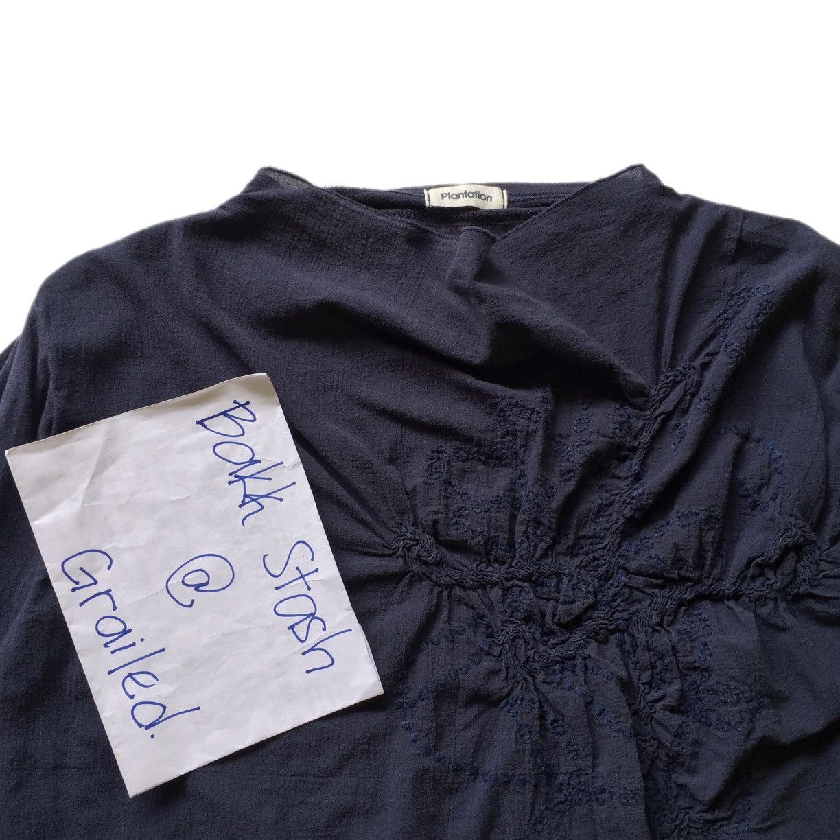 Issey Miyake SS1995 IsseyMiyake Plantation Wrinkle DoubleLayerBlouse Size M / US 6-8 / IT 42-44 - 2 Thumbnail