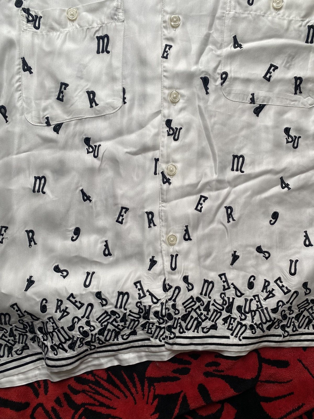 Supreme Supreme Nouveau Embroidered S/S Shirt Size US XL / EU 56 / 4 - 4 Thumbnail