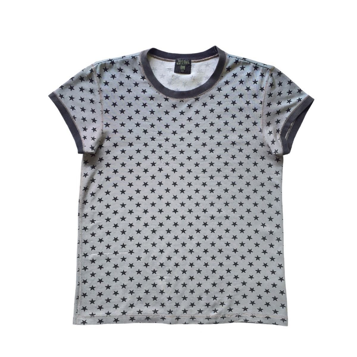 Pre-owned Jean Paul Gaultier Vintage Jpg Homme Fullprint Cropped Tees In Silver