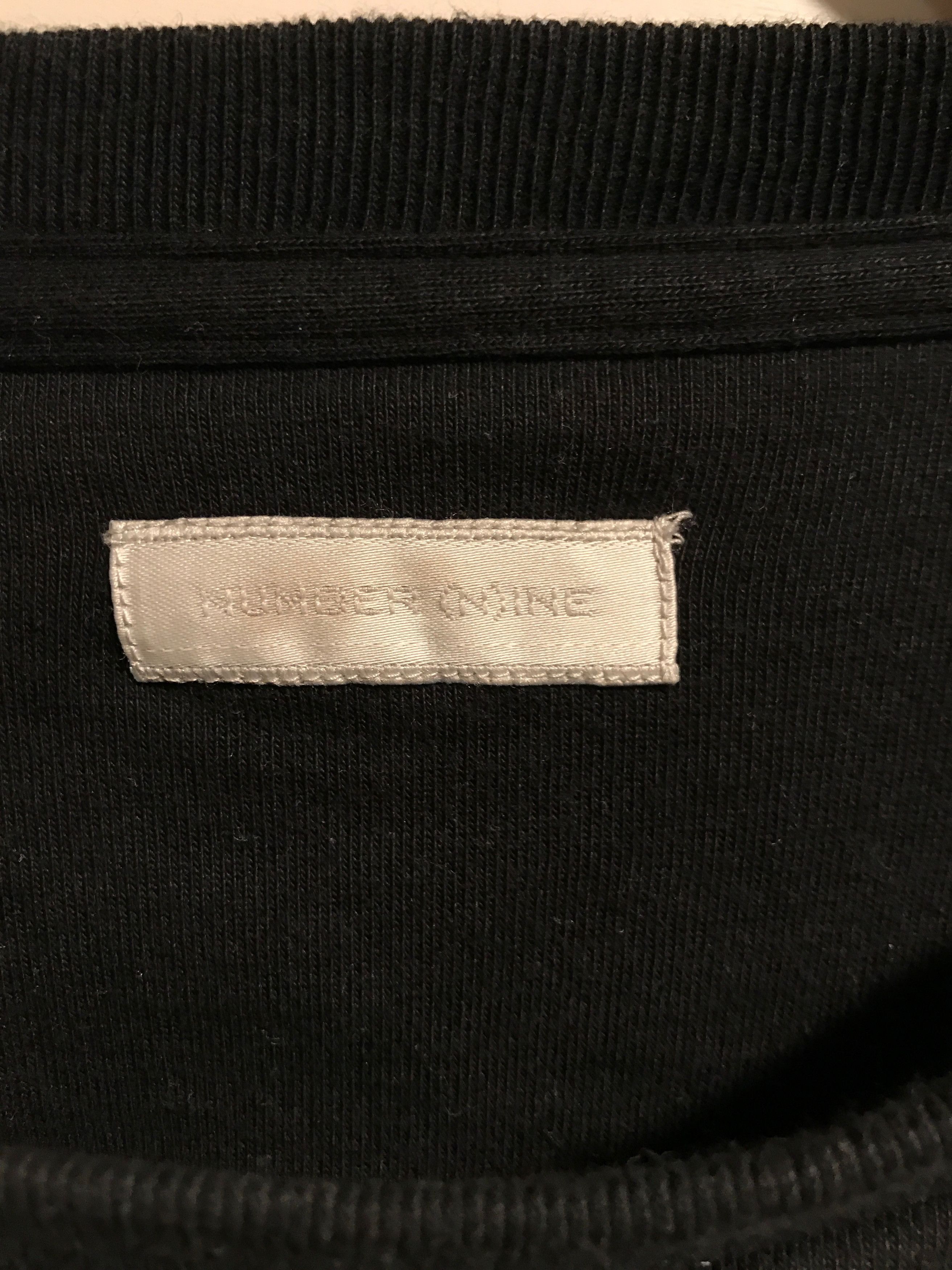 Number (N)ine RARE AW00 ARCHIVE BAUHAUS LOGO SHORT SLEEVE SWEATSHIRT Size US M / EU 48-50 / 2 - 2 Thumbnail