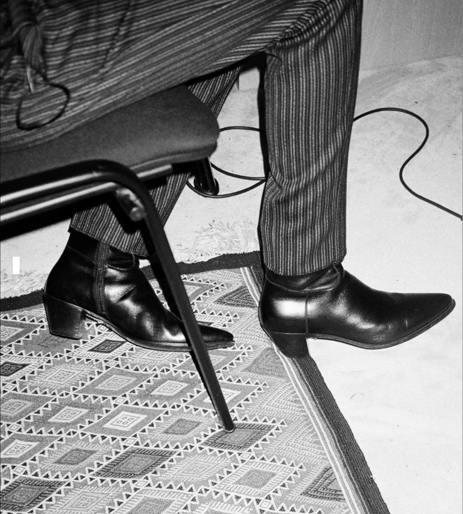 Celine × Hedi Slimane SS19 CLASSIC ENGLISH STRIPED WOOL TROUSERS Size 50S - 1 Thumbnail
