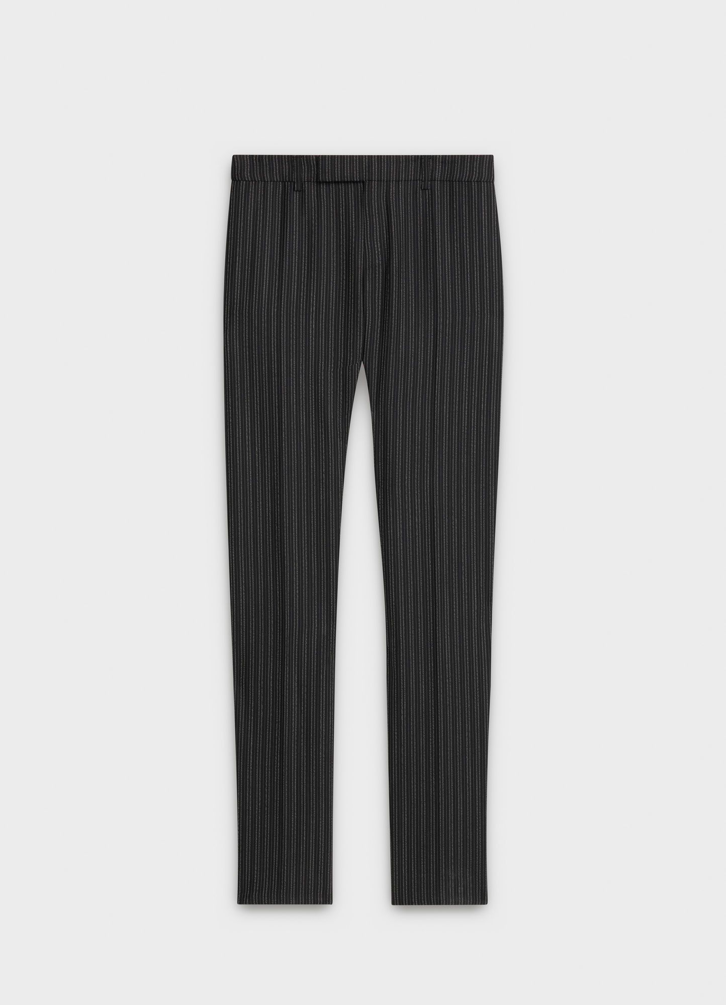 Celine × Hedi Slimane SS19 CLASSIC ENGLISH STRIPED WOOL TROUSERS Size 50S - 2 Thumbnail