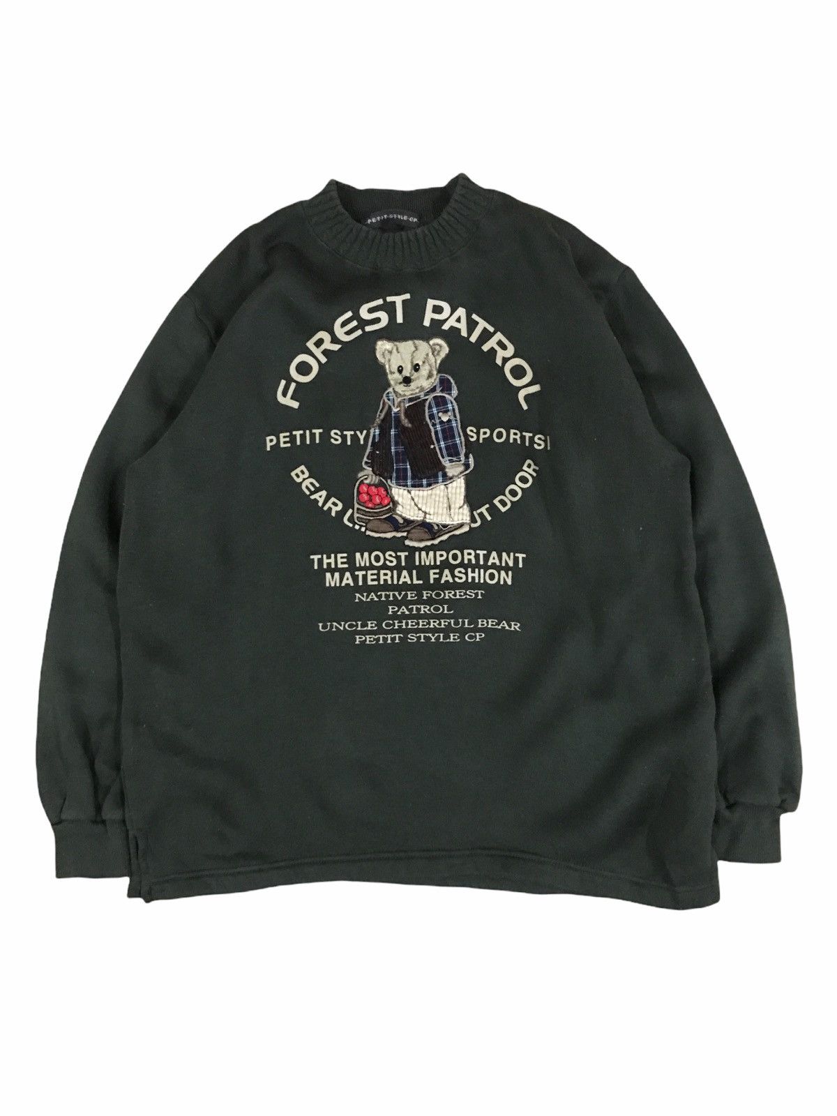 Vintage Vintage Petit Style Forest CP Sweatshirt Bear Logo Size US S / EU 44-46 / 1 - 1 Thumbnail