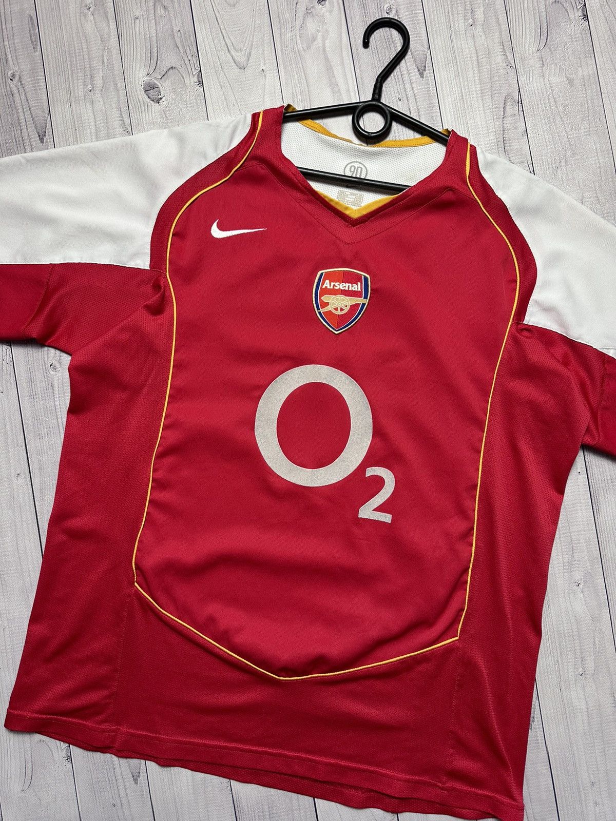 Nike × Vintage Vintage Arsenal Nike soccer jersey total 90 size L Size US L / EU 52-54 / 3 - 2 Thumbnail