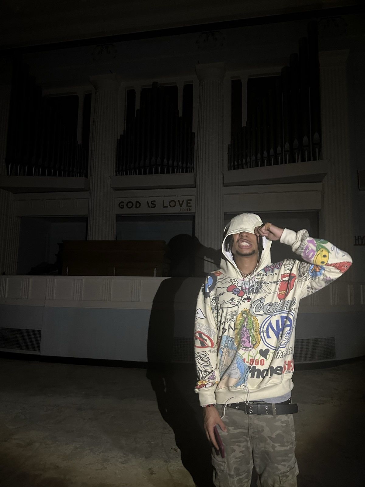 Other Nightclub war hoodie Size US M / EU 48-50 / 2 - 2 Thumbnail