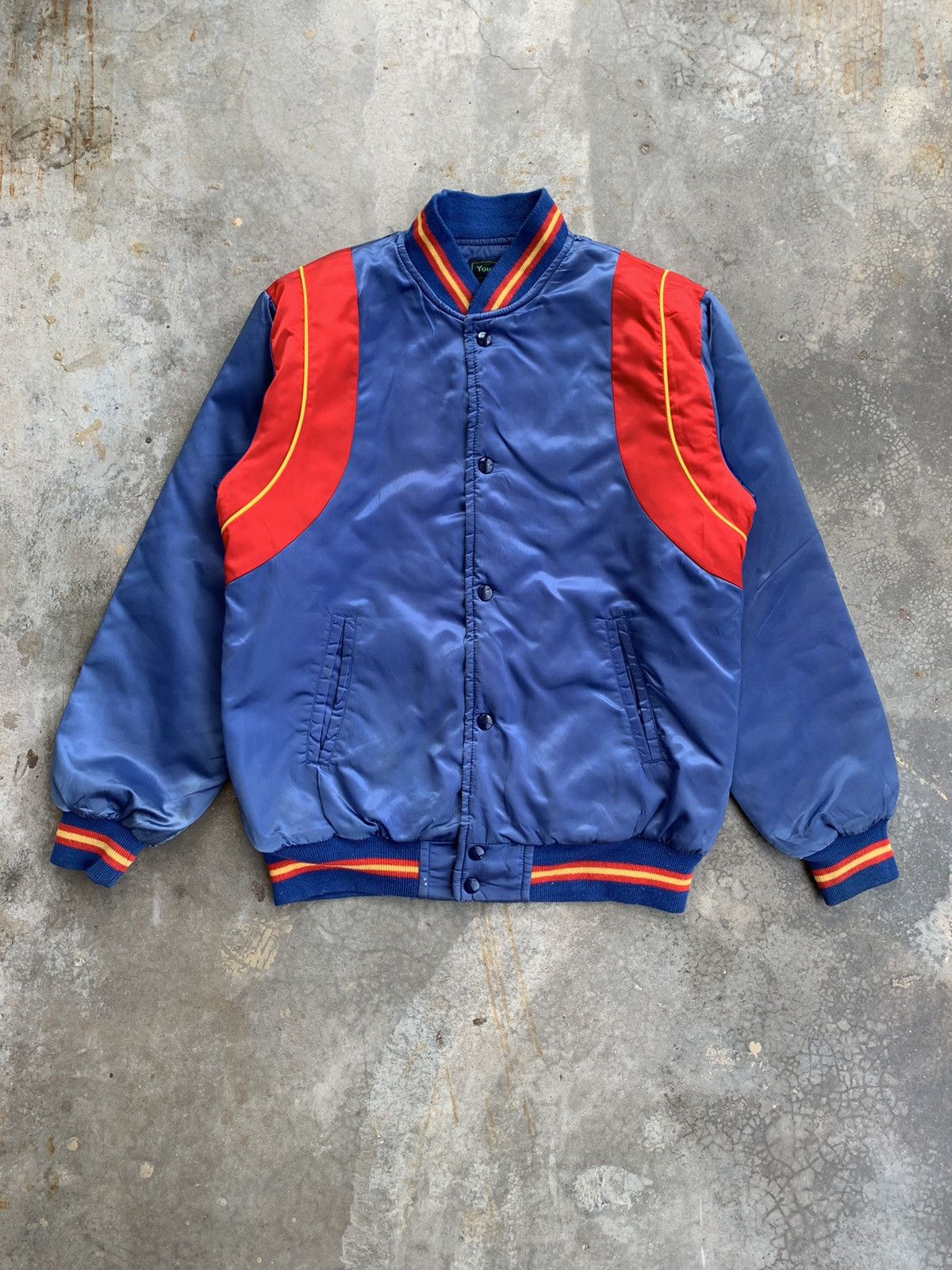 Japanese Brand × Vintage Japanese Vintage 80s YouthLand Varsity Jacket Size US M / EU 48-50 / 2 - 1 Thumbnail